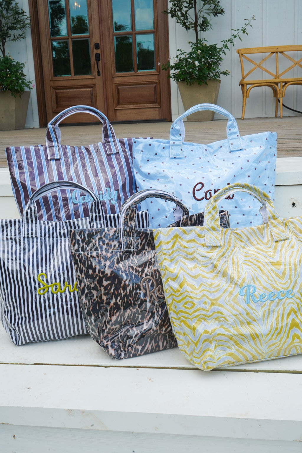 Cabana Clear Coat Tote - Fall Collection | Customizable