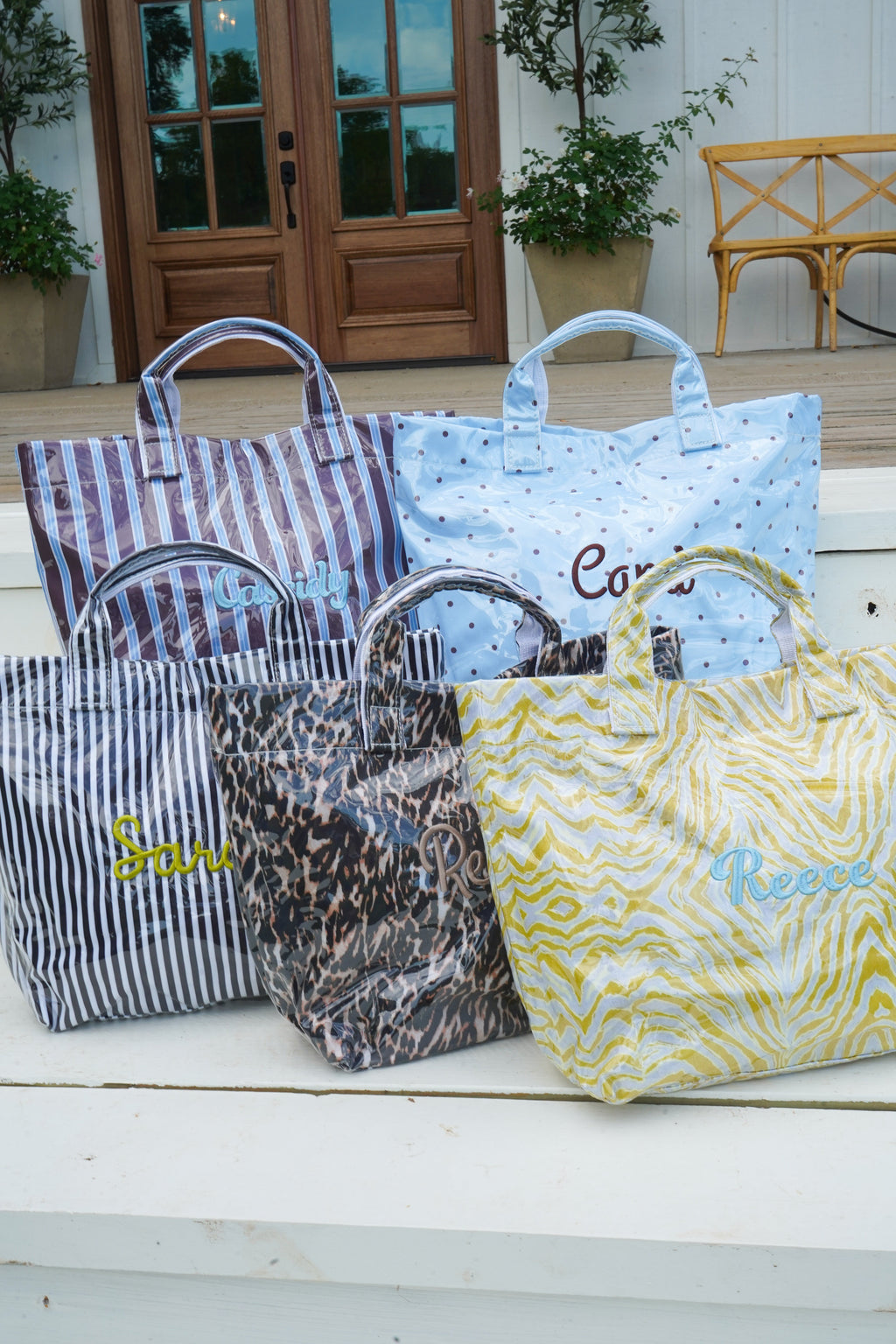 Cabana Clear Coat Tote - Fall Collection | Customizable