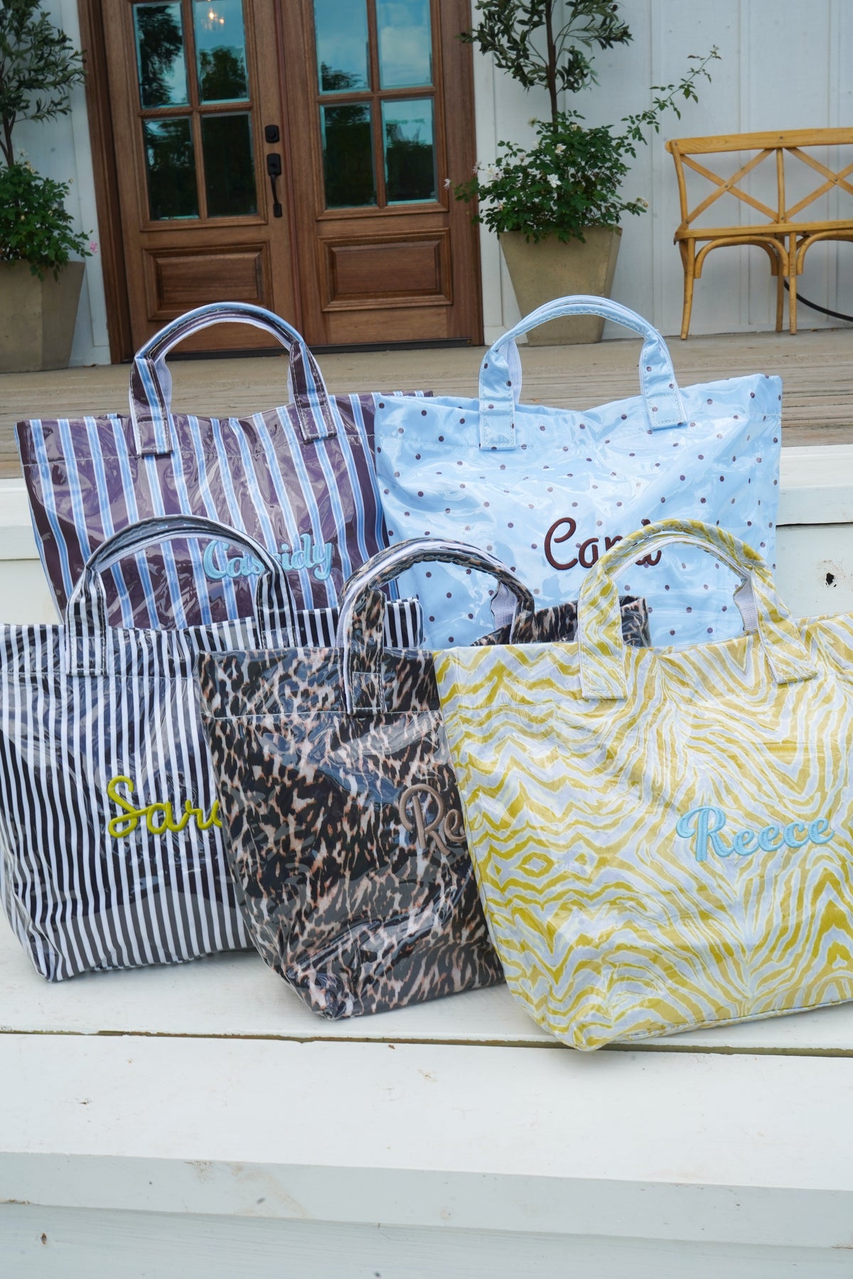Cabana Clear Coat Tote - Fall Collection | Customizable