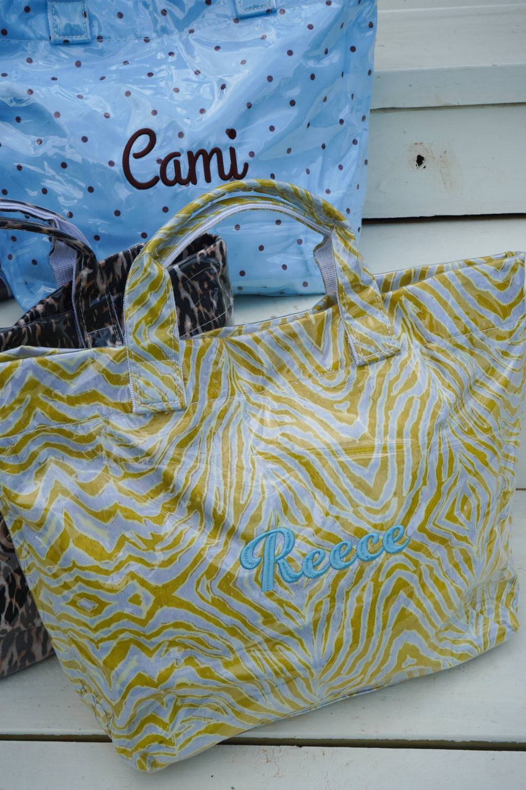 Cabana Clear Coat Tote - Fall Collection | Customizable