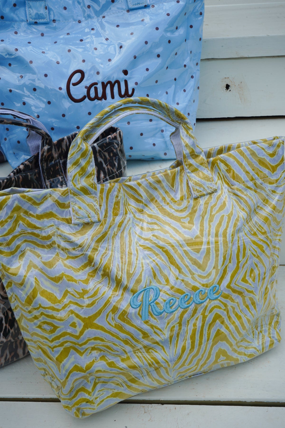 Cabana Clear Coat Tote - Fall Collection | Customizable