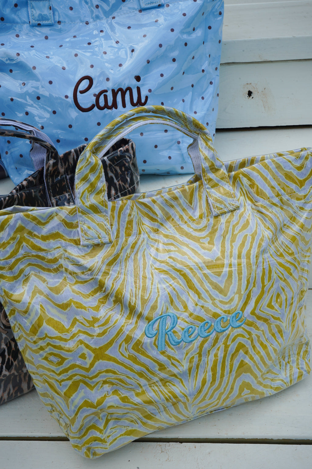 Cabana Clear Coat Tote - Fall Collection | Customizable