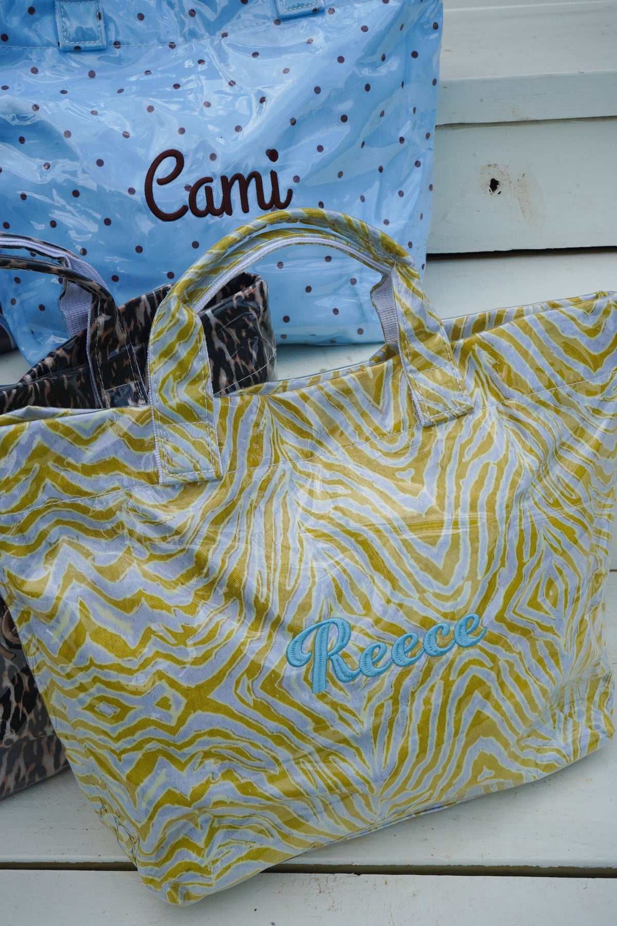Cabana Clear Coat Tote - Fall Collection | Customizable