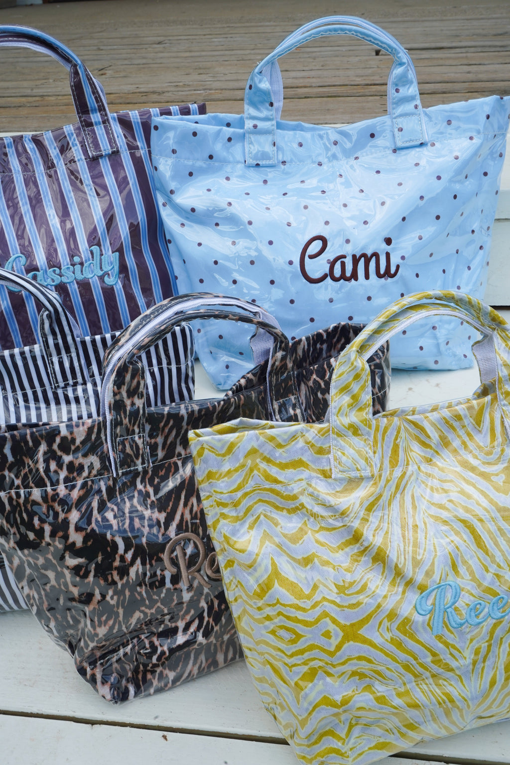 Cabana Clear Coat Tote - Fall Collection | Customizable