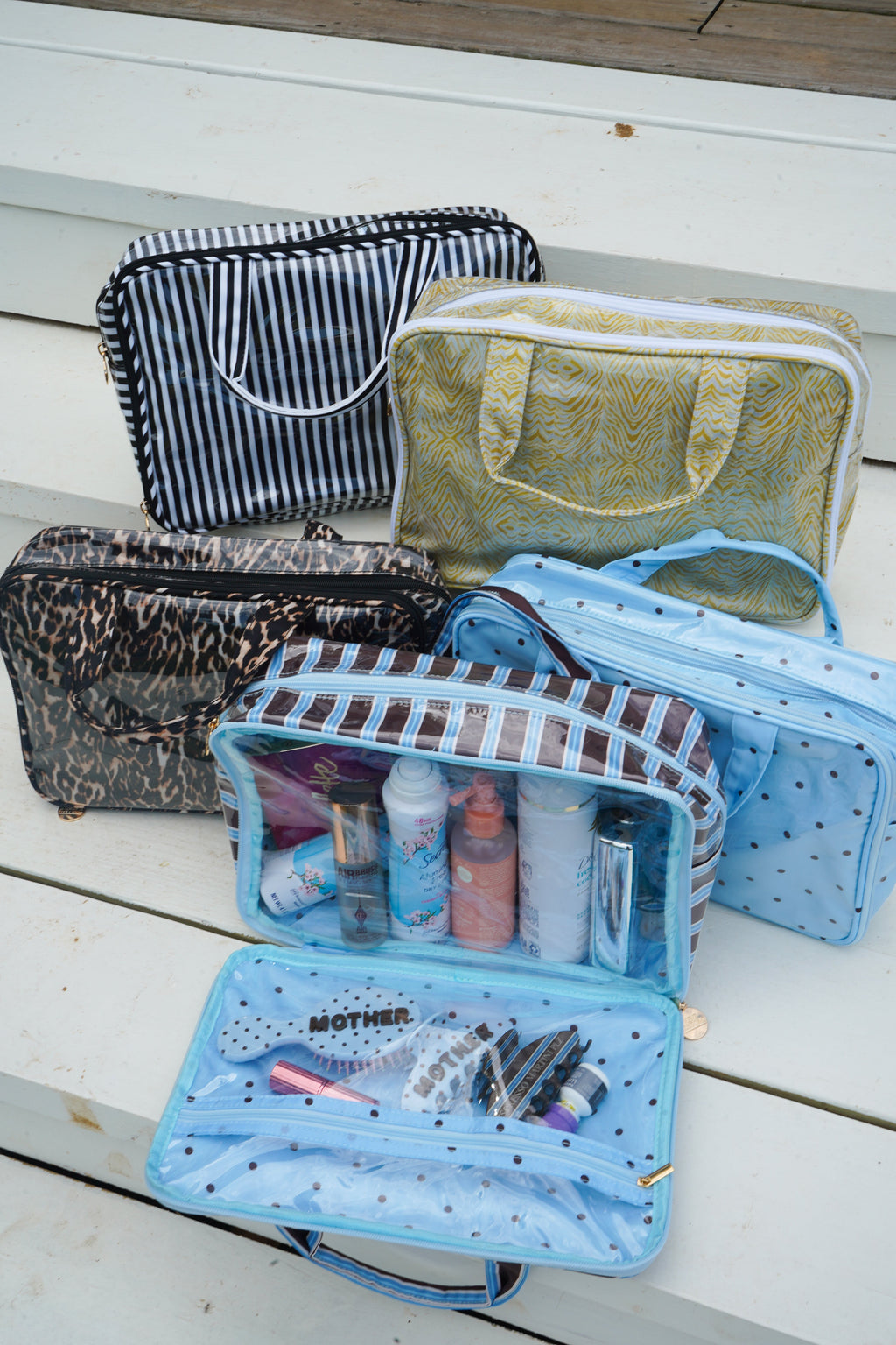 Clear Coat Toiletry Case - Fall Collection
