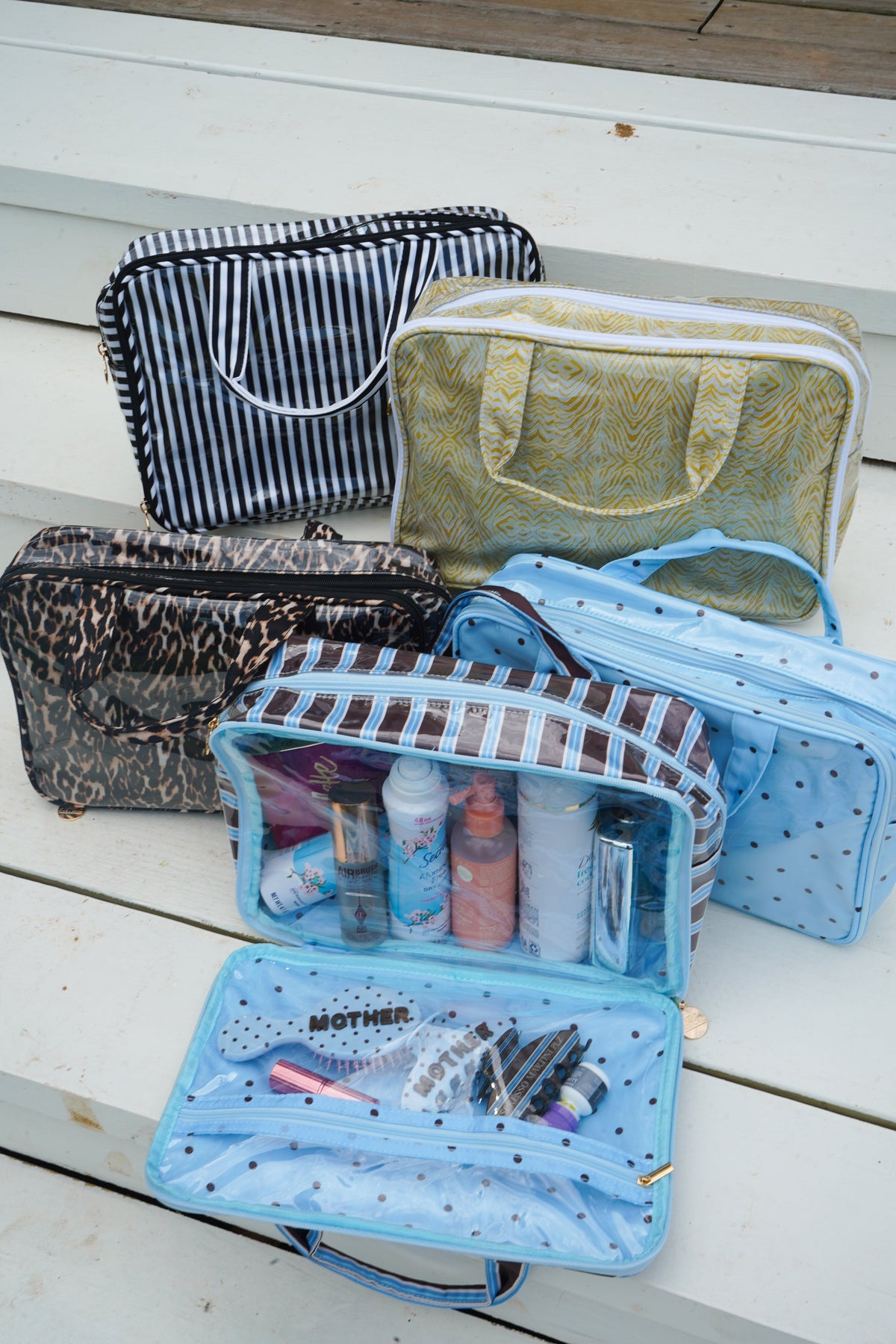 Clear Coat Toiletry Case - Fall Collection