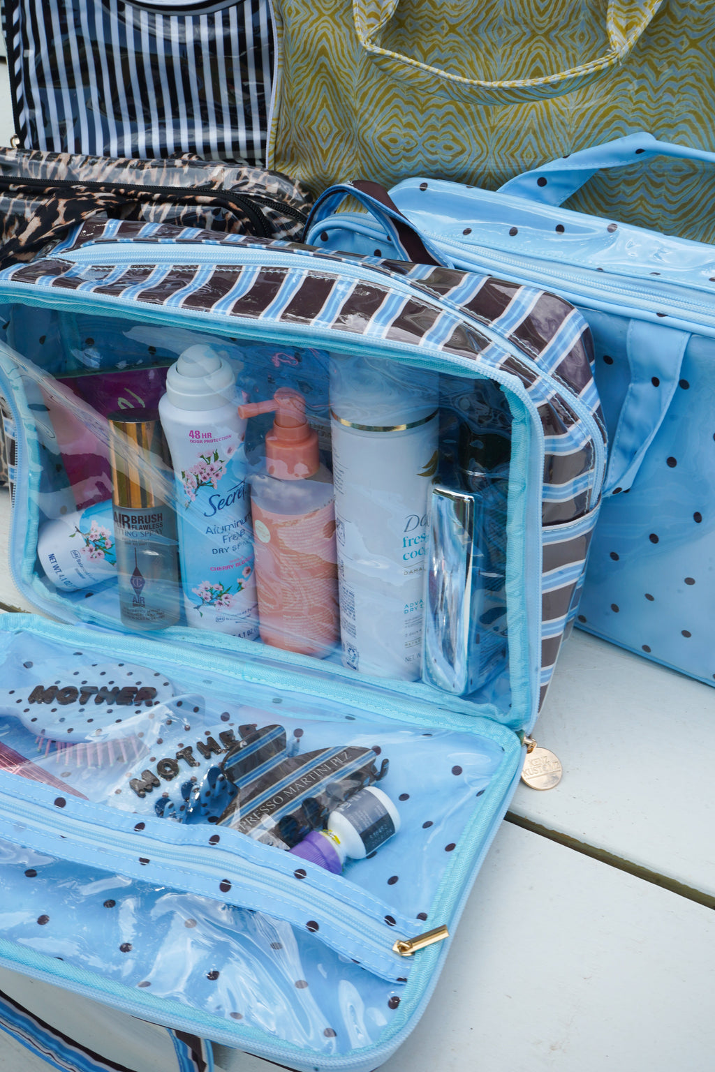 Clear Coat Toiletry Case - Fall Collection