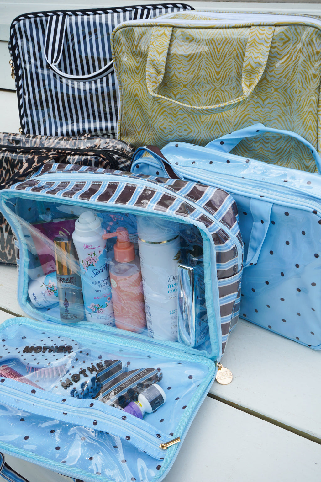 Clear Coat Toiletry Case - Fall Collection