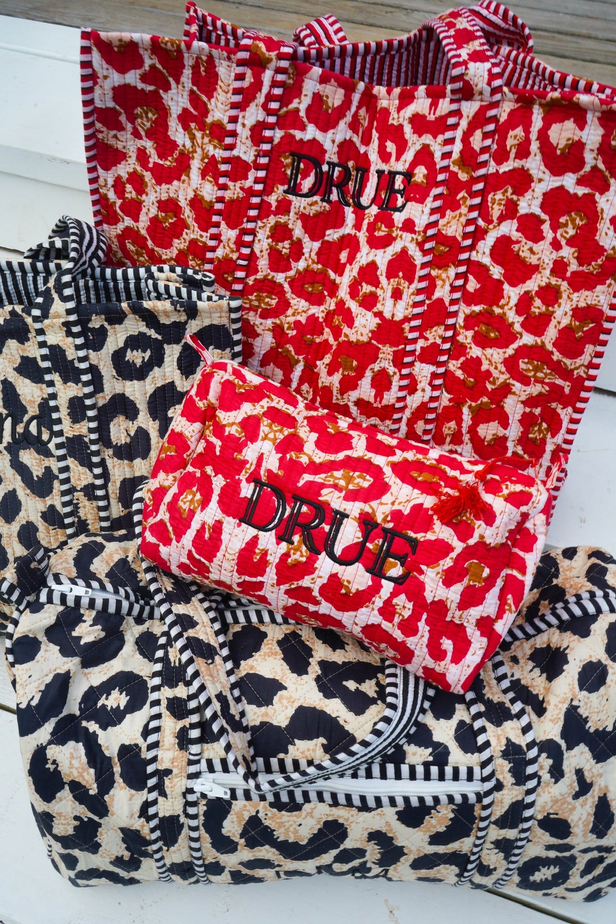 Quilted Block-Print - Leopard Collection | Customizable