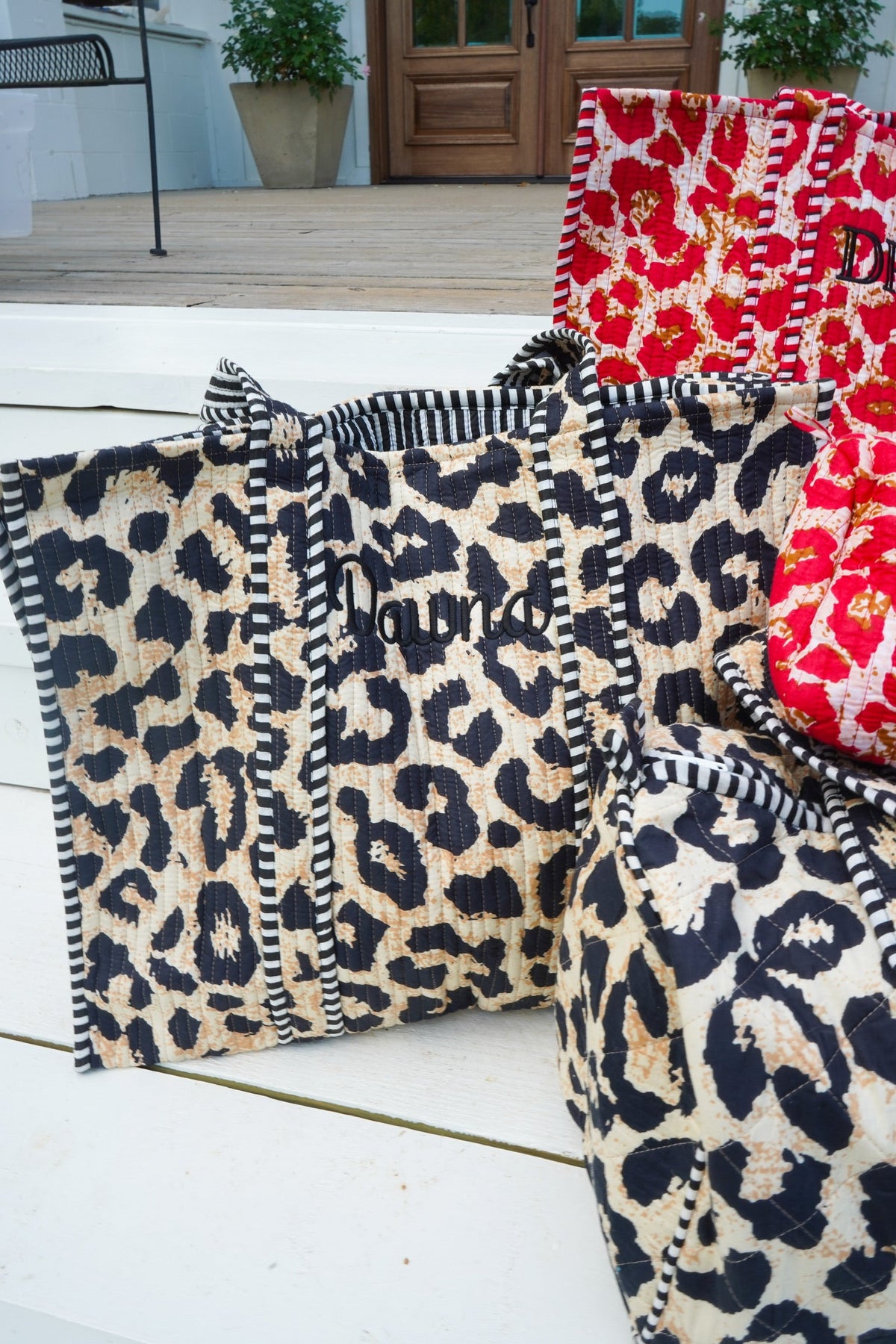 Quilted Block-Print - Leopard Collection | Customizable