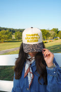 Thankful, Grateful & Blessed - Leopard Trucker Hat