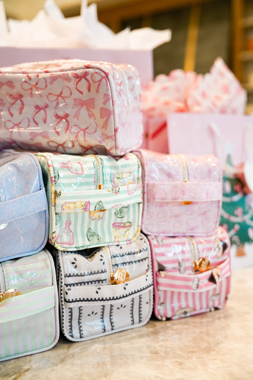 Clear Coat Toiletry Dopp Kit