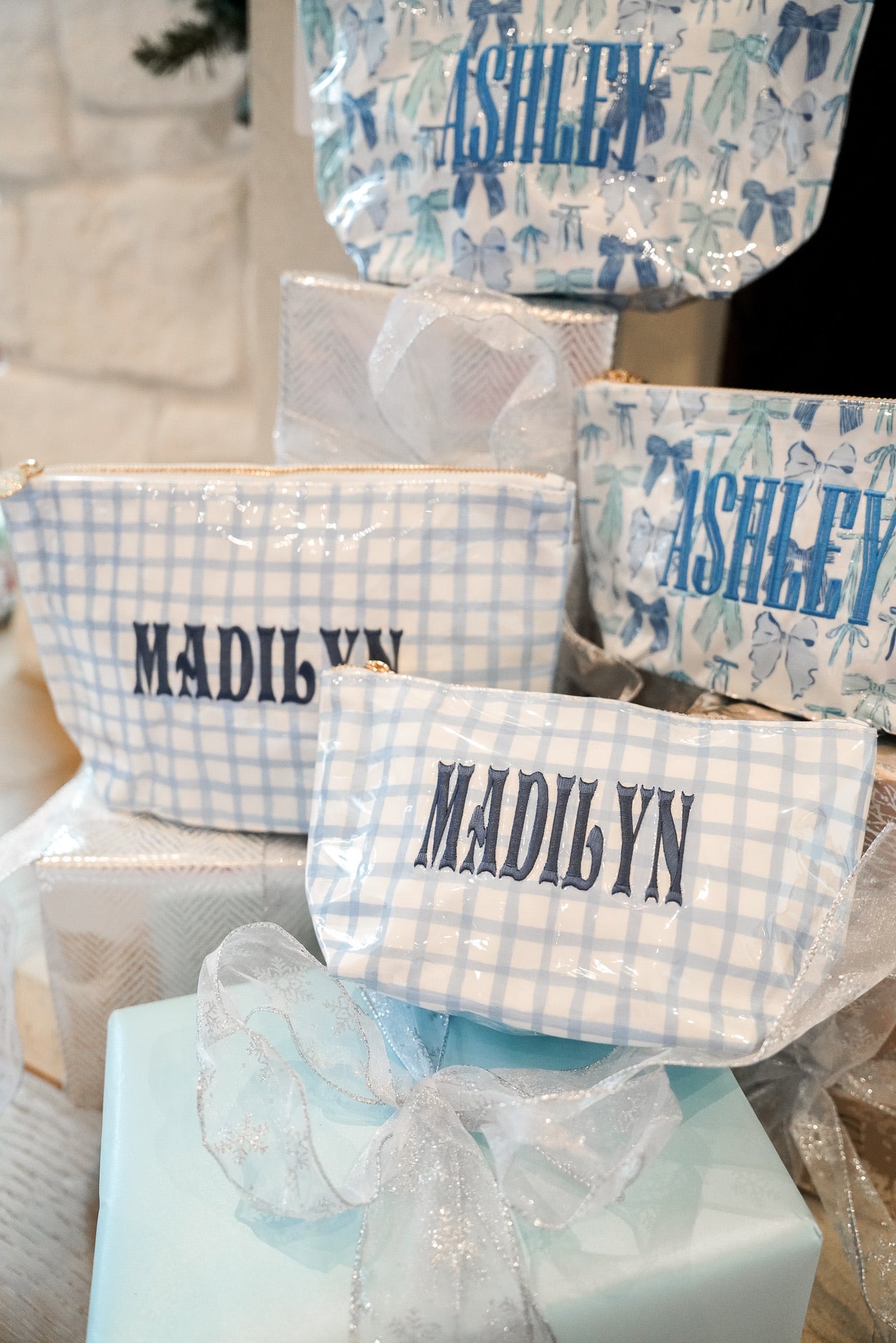 Clear Coat Toiletry Bags for Customization