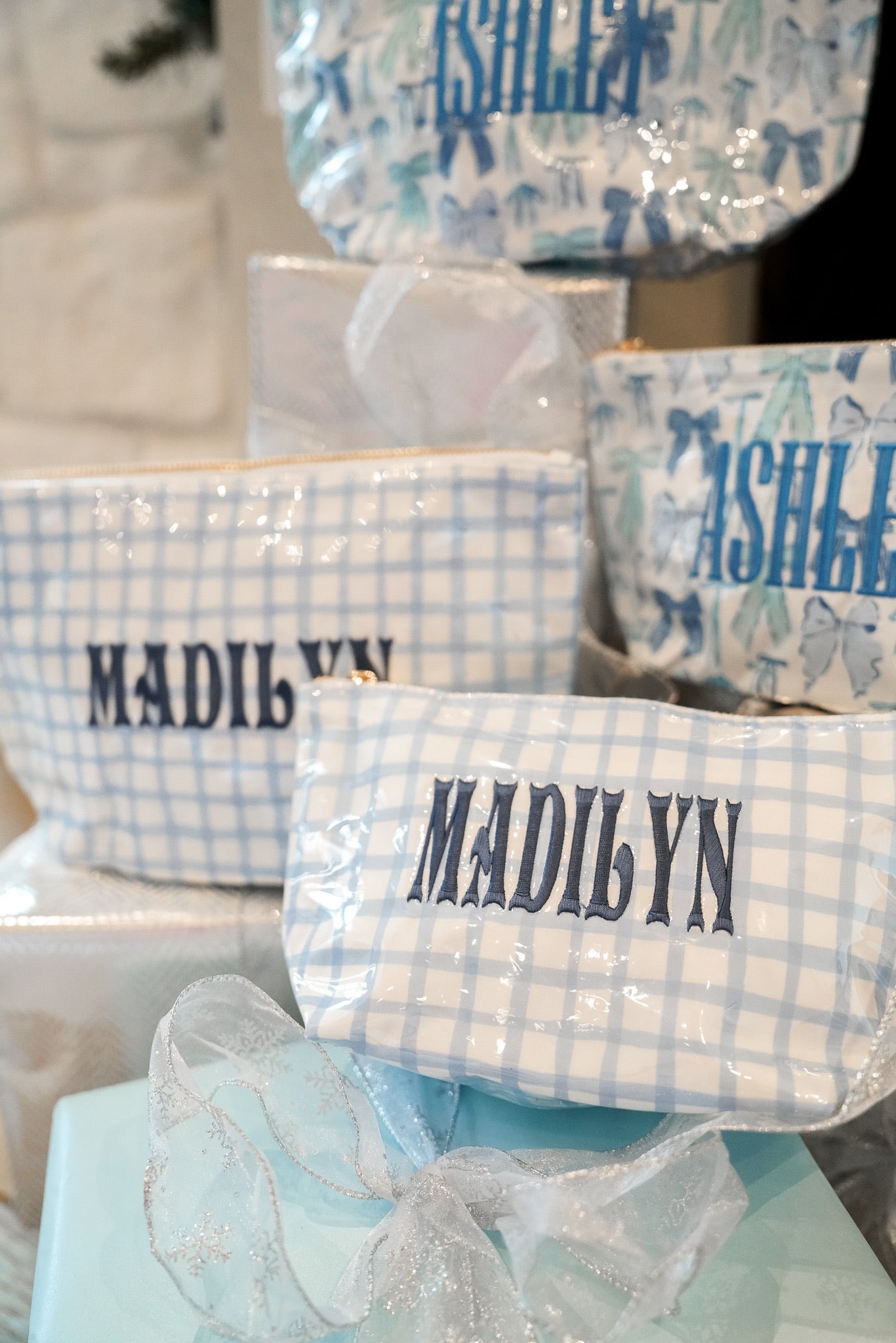 Clear Coat Toiletry Bags for Customization