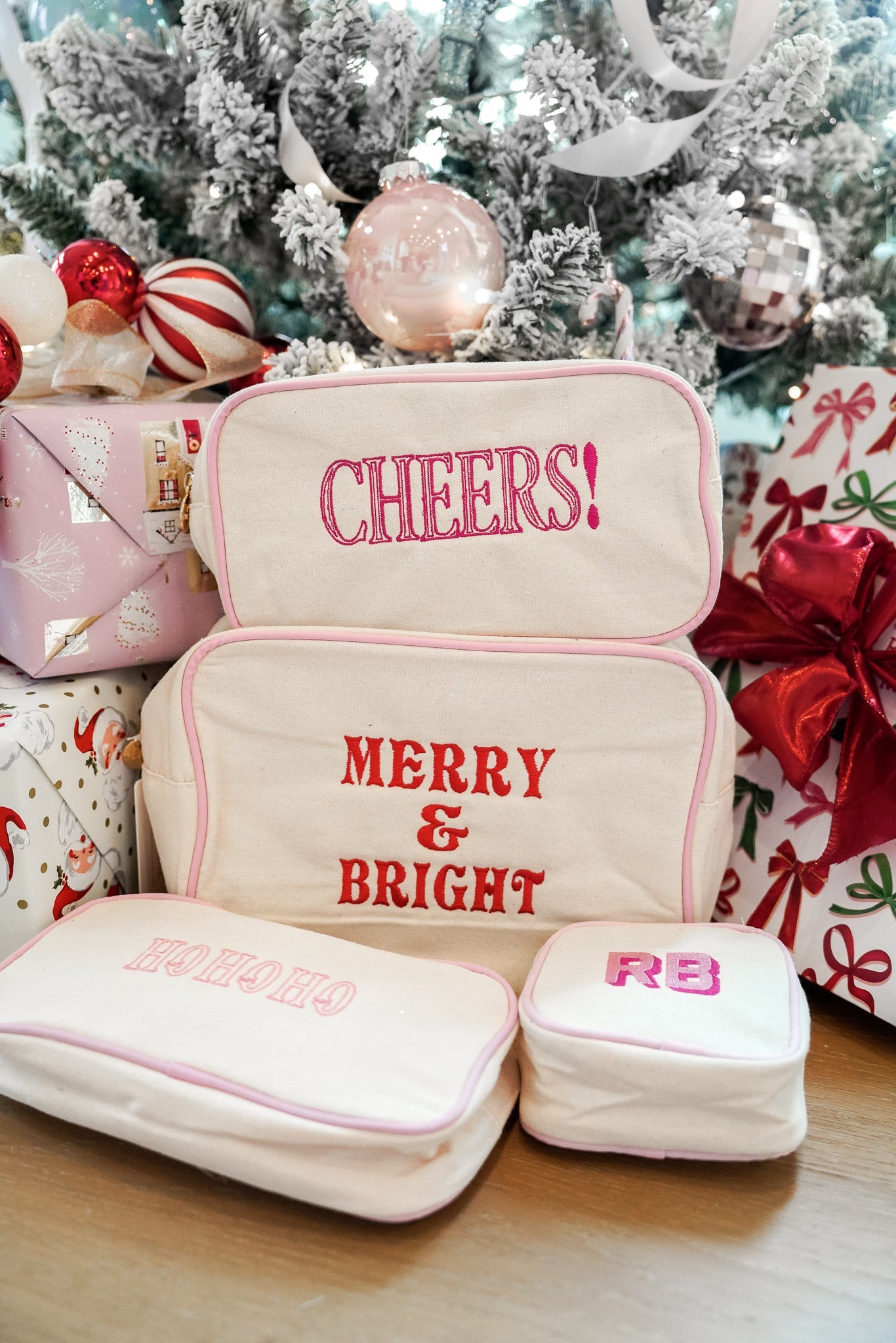 Canvas Makeup Bag Collection - PLAIN NO EMBROIDERY
