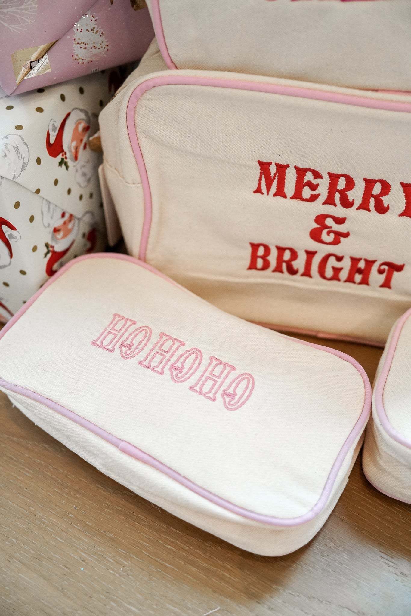 Canvas Makeup Bag Collection - PLAIN NO EMBROIDERY