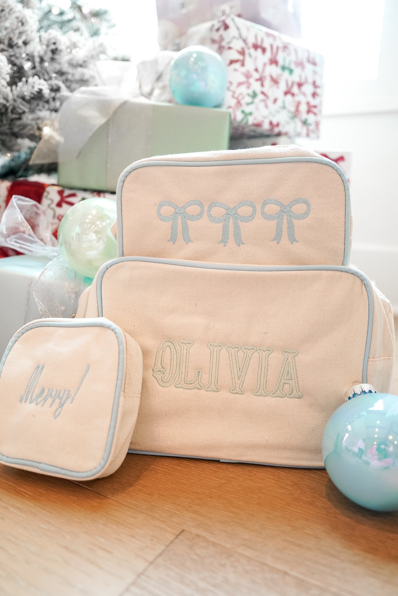 Canvas Makeup Bag Collection - PLAIN NO EMBROIDERY