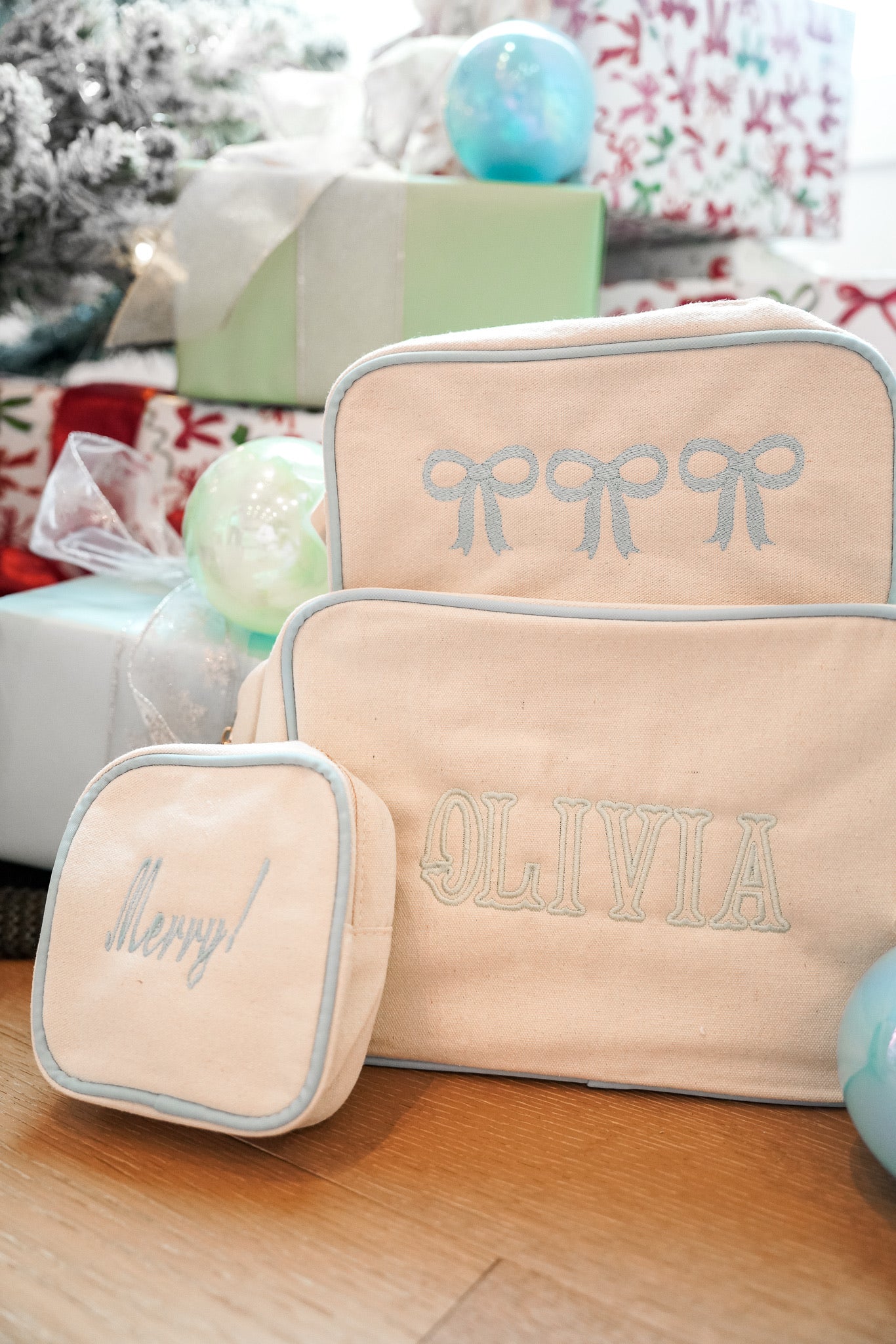 Canvas Makeup Bag Collection - PLAIN NO EMBROIDERY