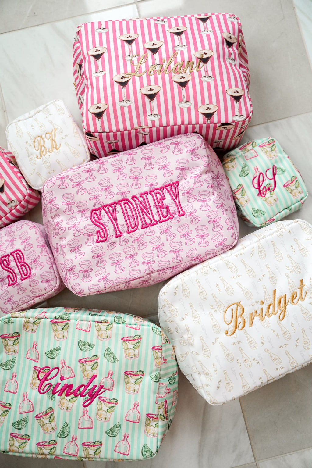 Cocktail Collection Nylon Bags for Embroidery