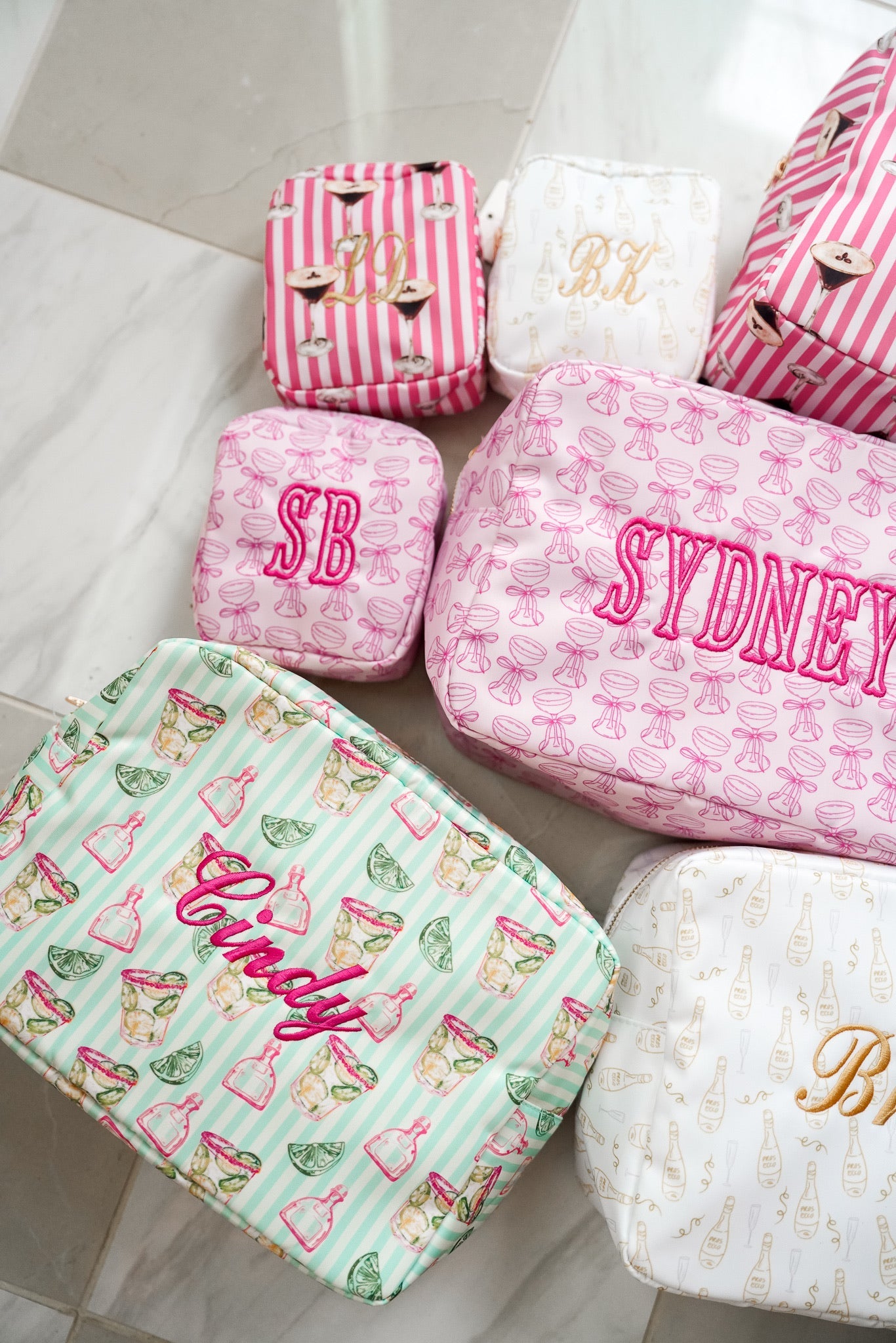 Cocktail Collection Nylon Bags for Embroidery