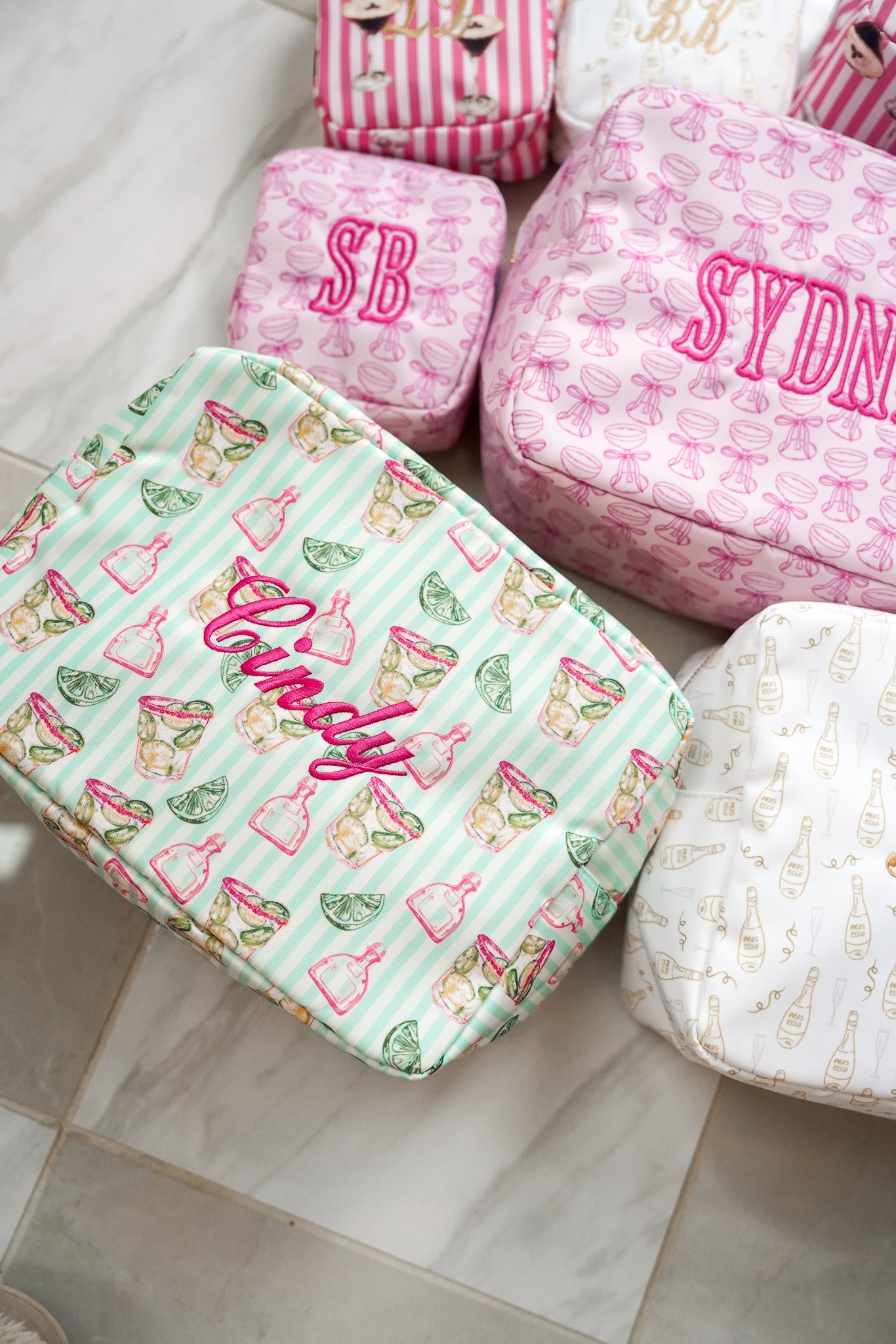 Cocktail Collection Nylon Bags for Embroidery