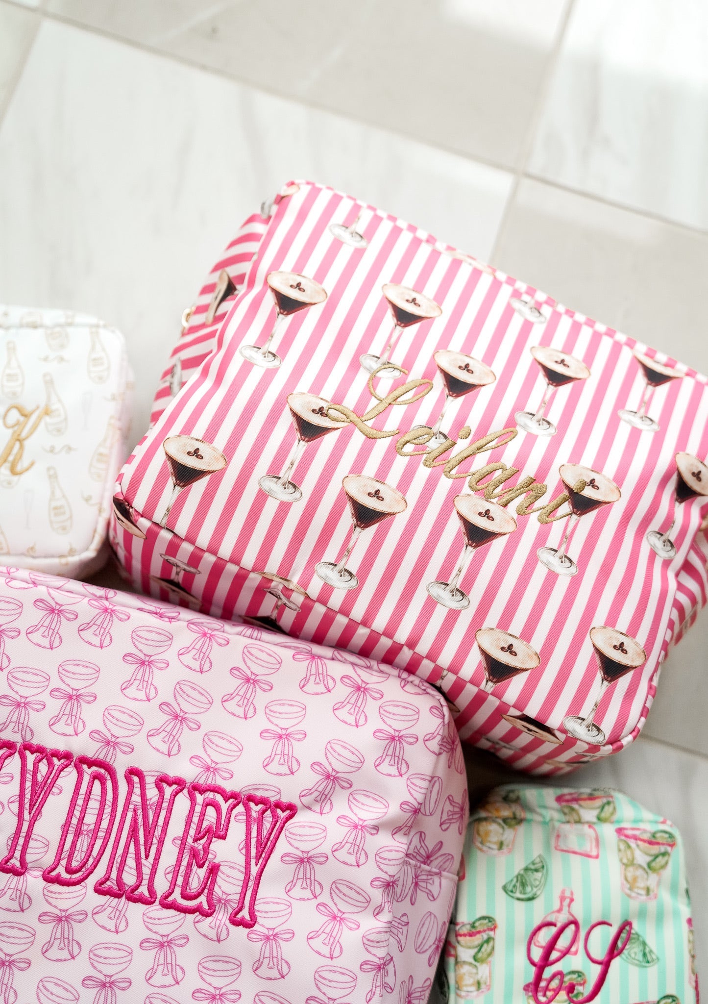 Cocktail Collection Nylon Bags for Embroidery