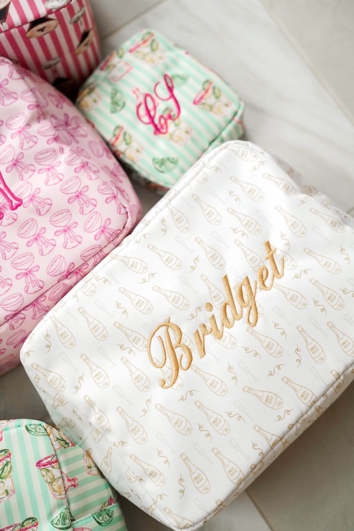 Cocktail Collection Nylon Bags for Embroidery