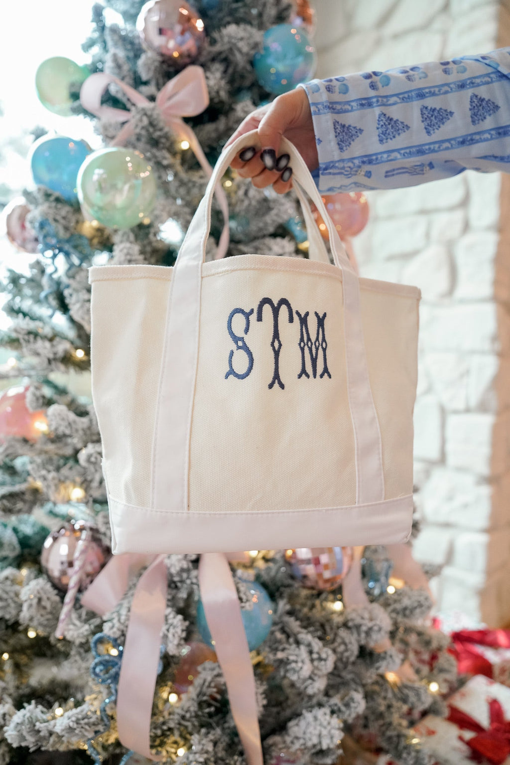 Mini Canvas Tote - Embroidered