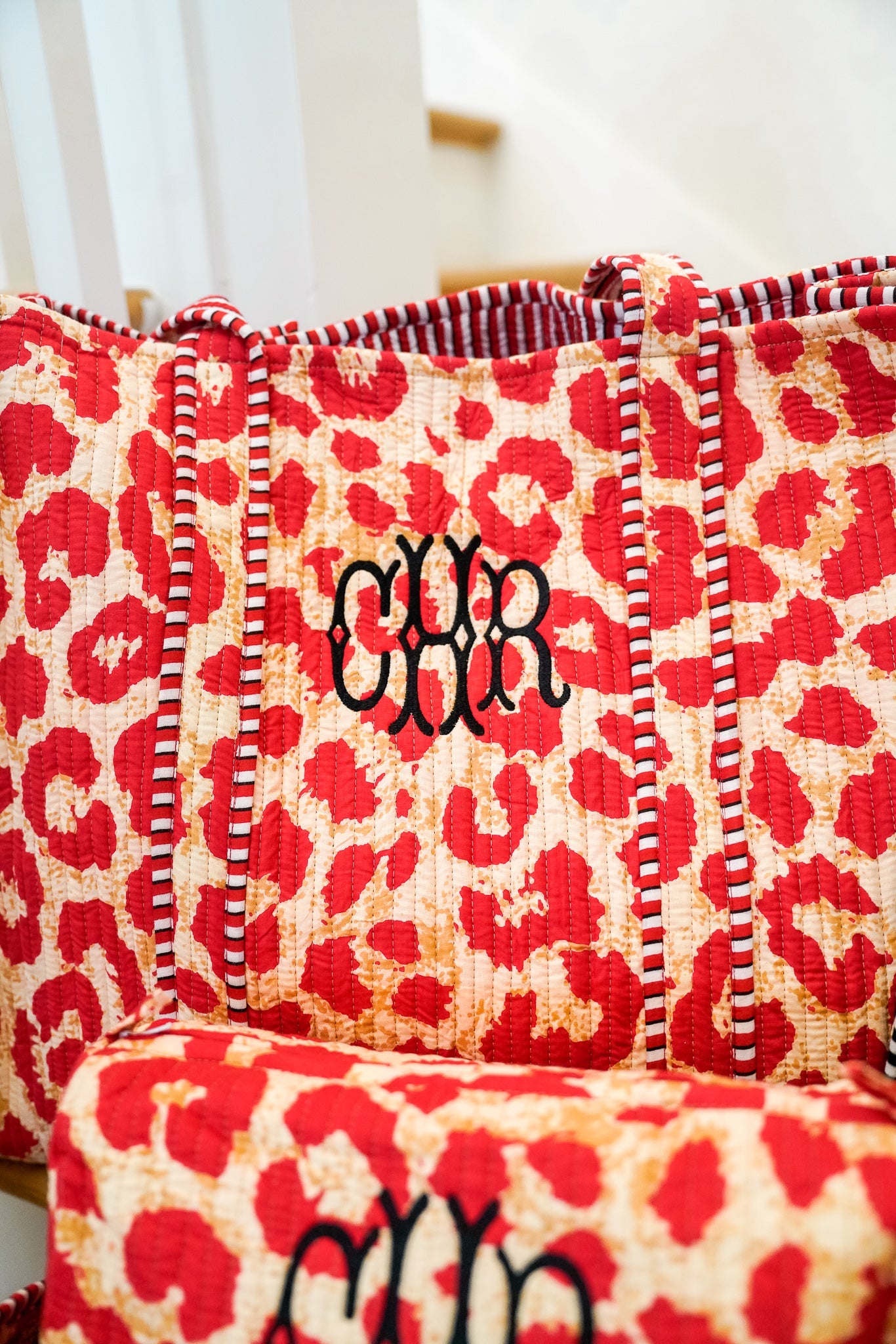 Quilted Block-Print - Leopard Collection