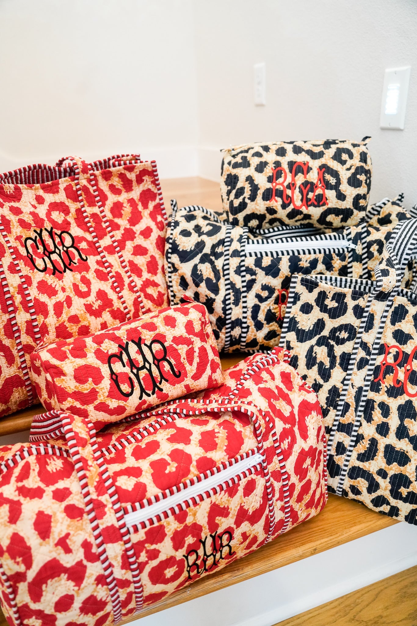 Quilted Block-Print - Leopard Collection