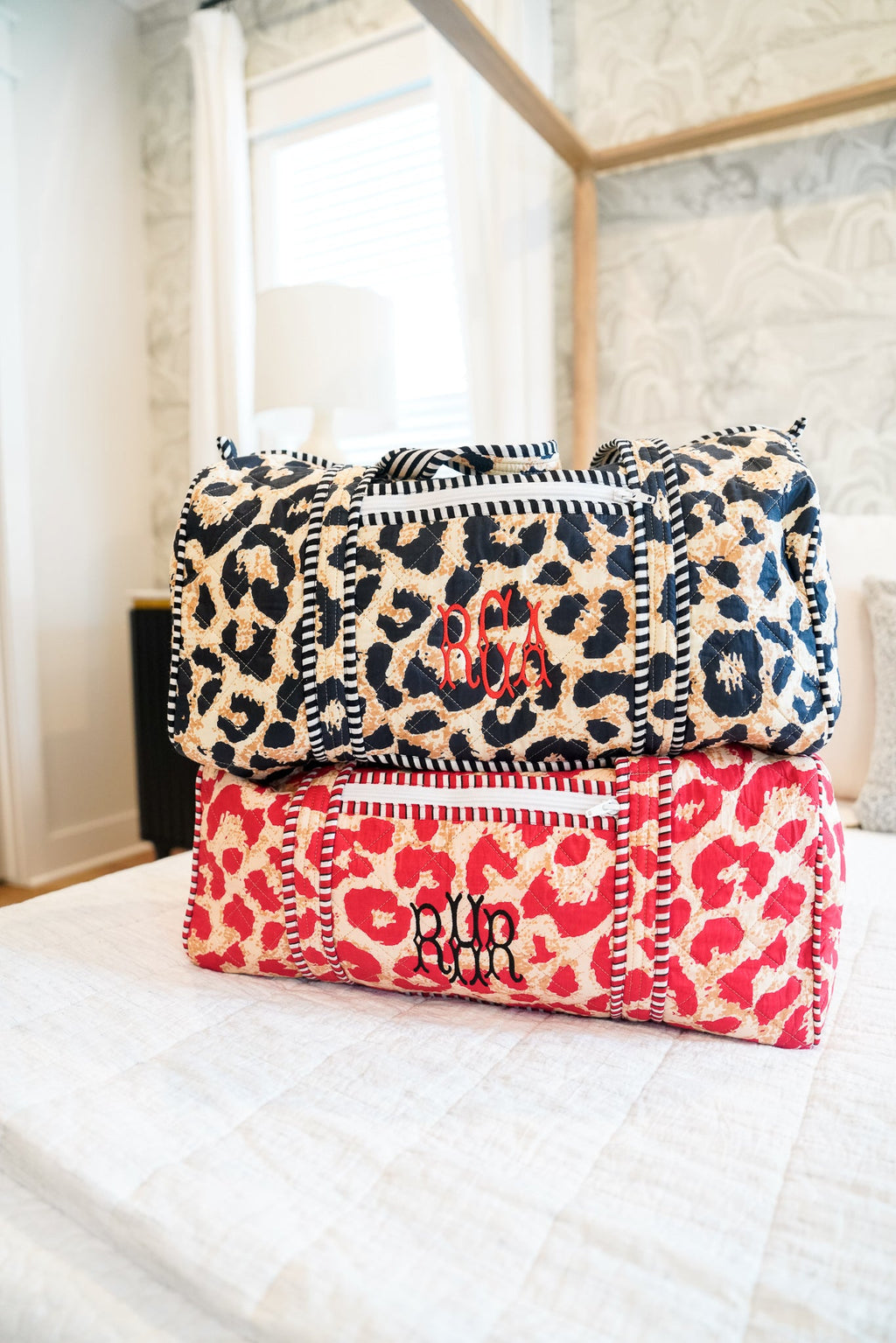 Quilted Block-Print - Leopard Collection