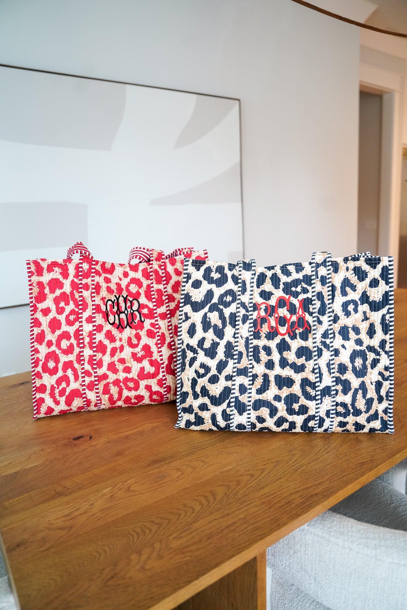 Quilted Block-Print - Leopard Collection