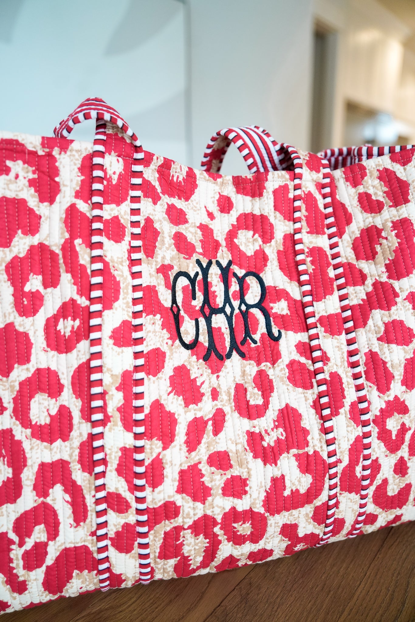 Quilted Block-Print - Leopard Collection