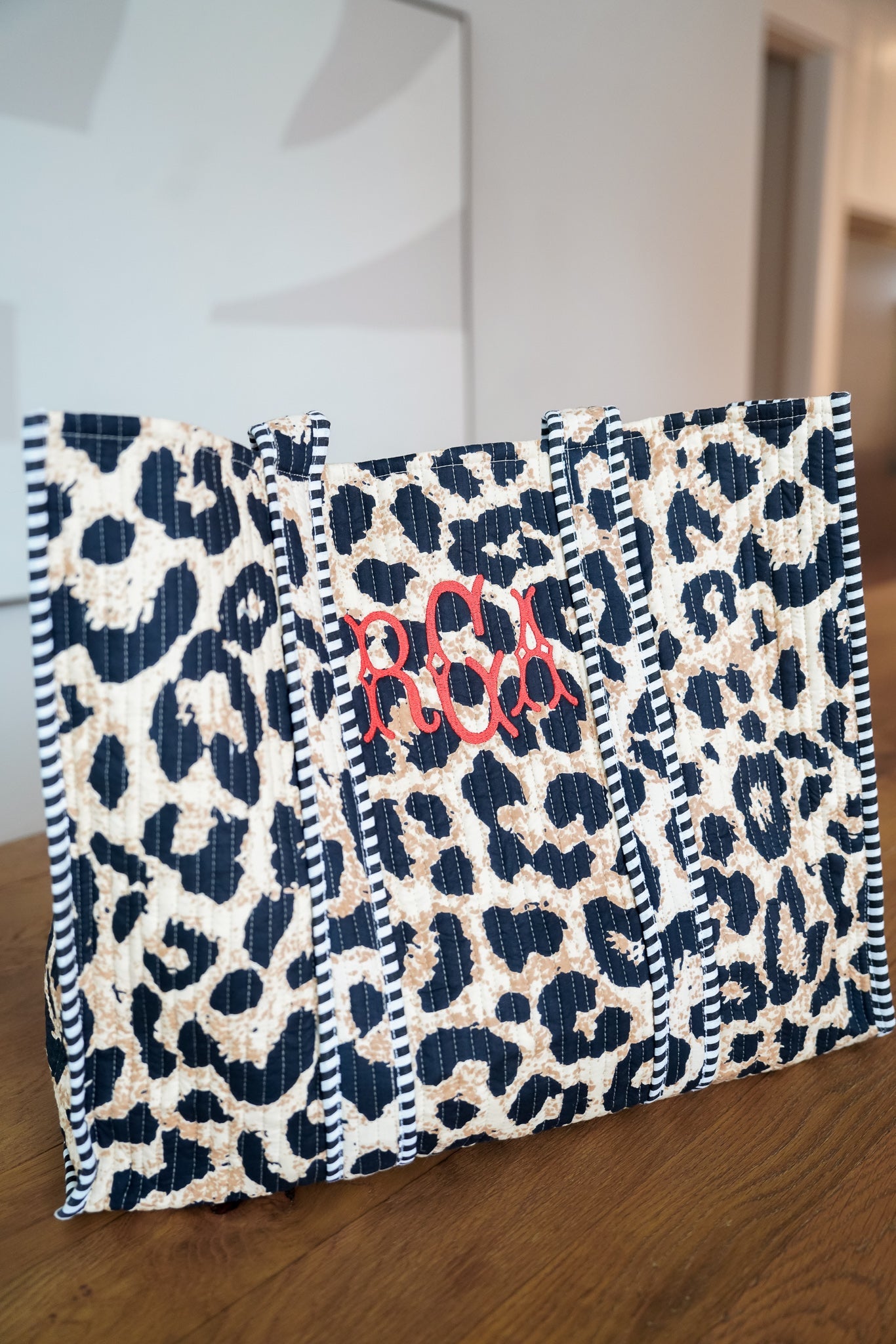 Quilted Block-Print - Leopard Collection