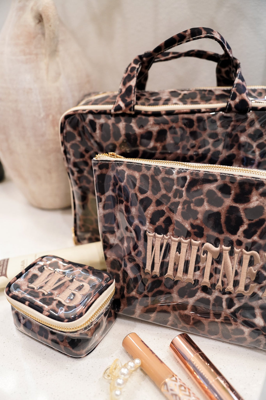 Leopard - Clear Coat Bag For Embroidery