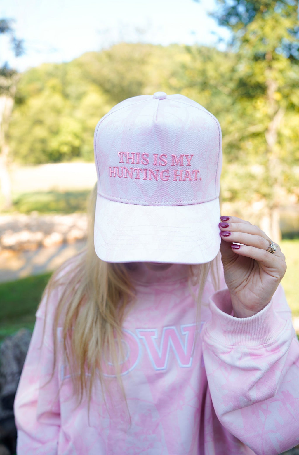 This is my Hunting Hat. - Camo Trucker Hat