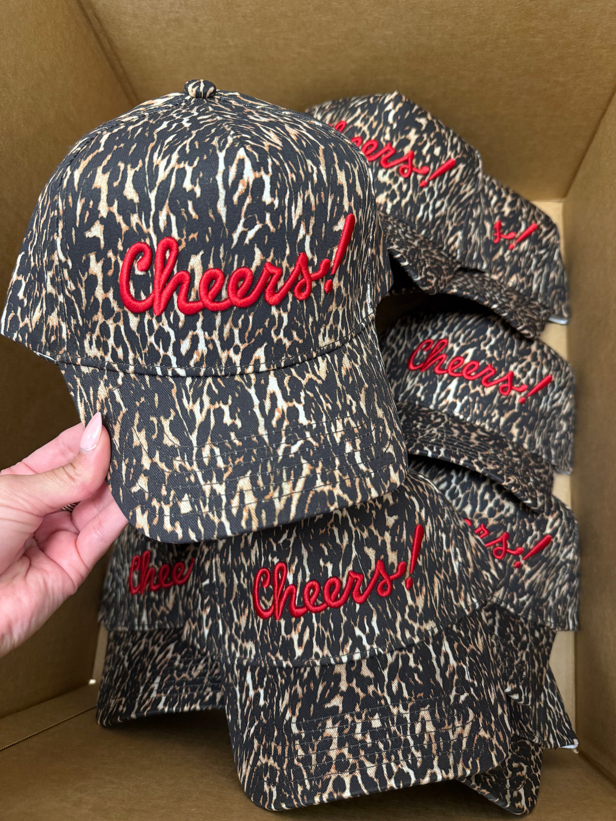 Cheers! - Luxe Leopard Trucker Hat