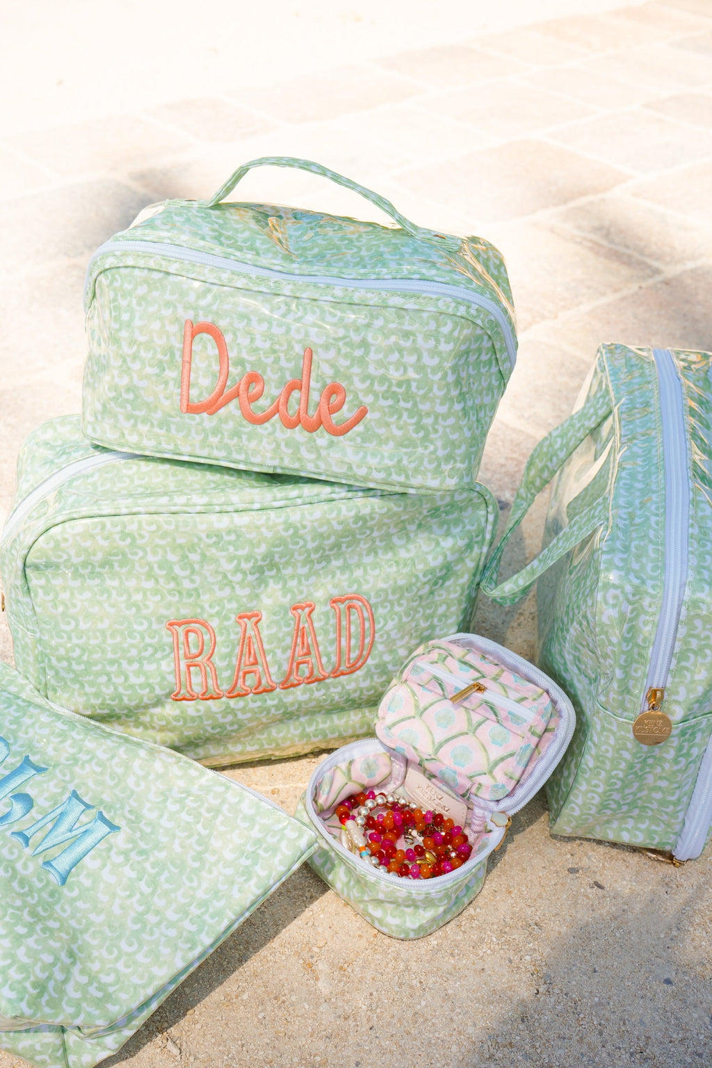 Rosemary Makeup Bag - Embroidered