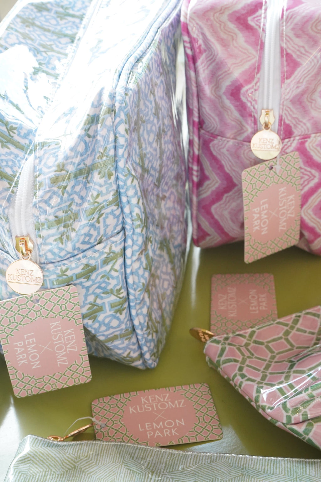 Clear Coat Toiletry Bags x Lemon Park | Customizable