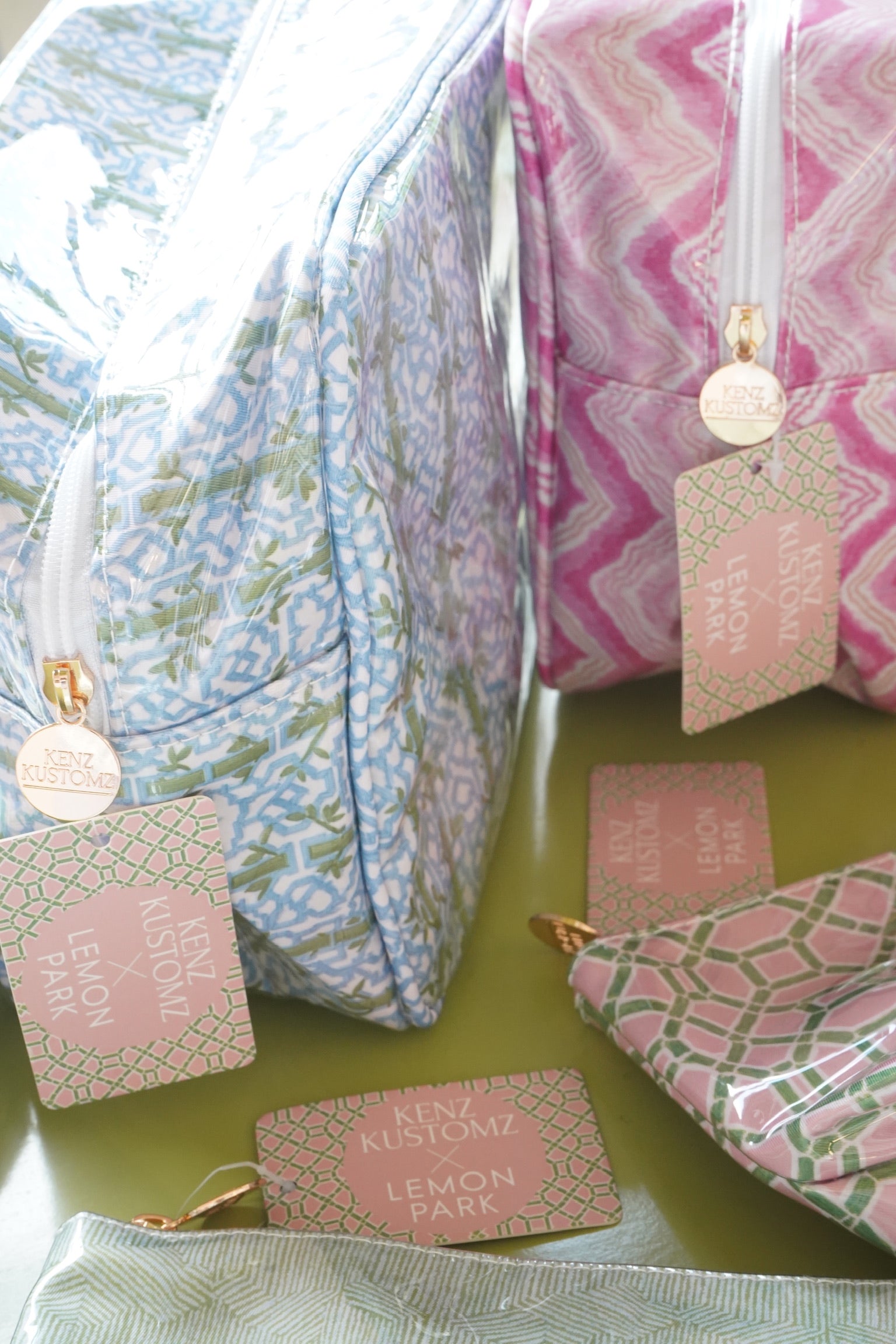 Clear Coat Toiletry Bags x Lemon Park | Customizable