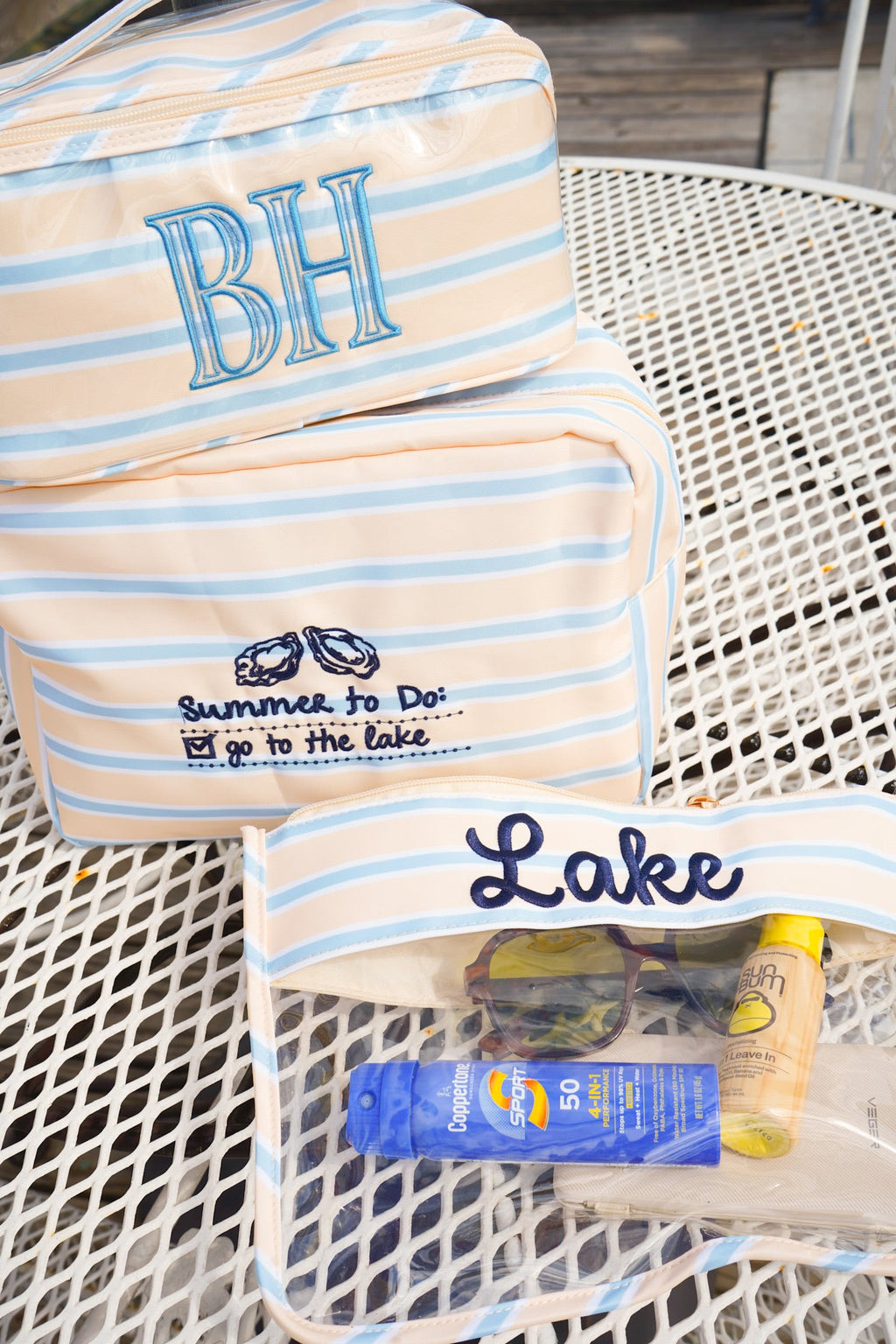 Lake - Butter & Blue Clear Pouch