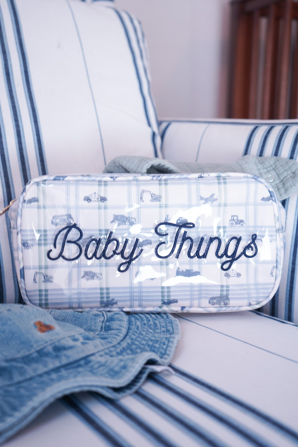 Baby Things - Clear Coat Large Bag