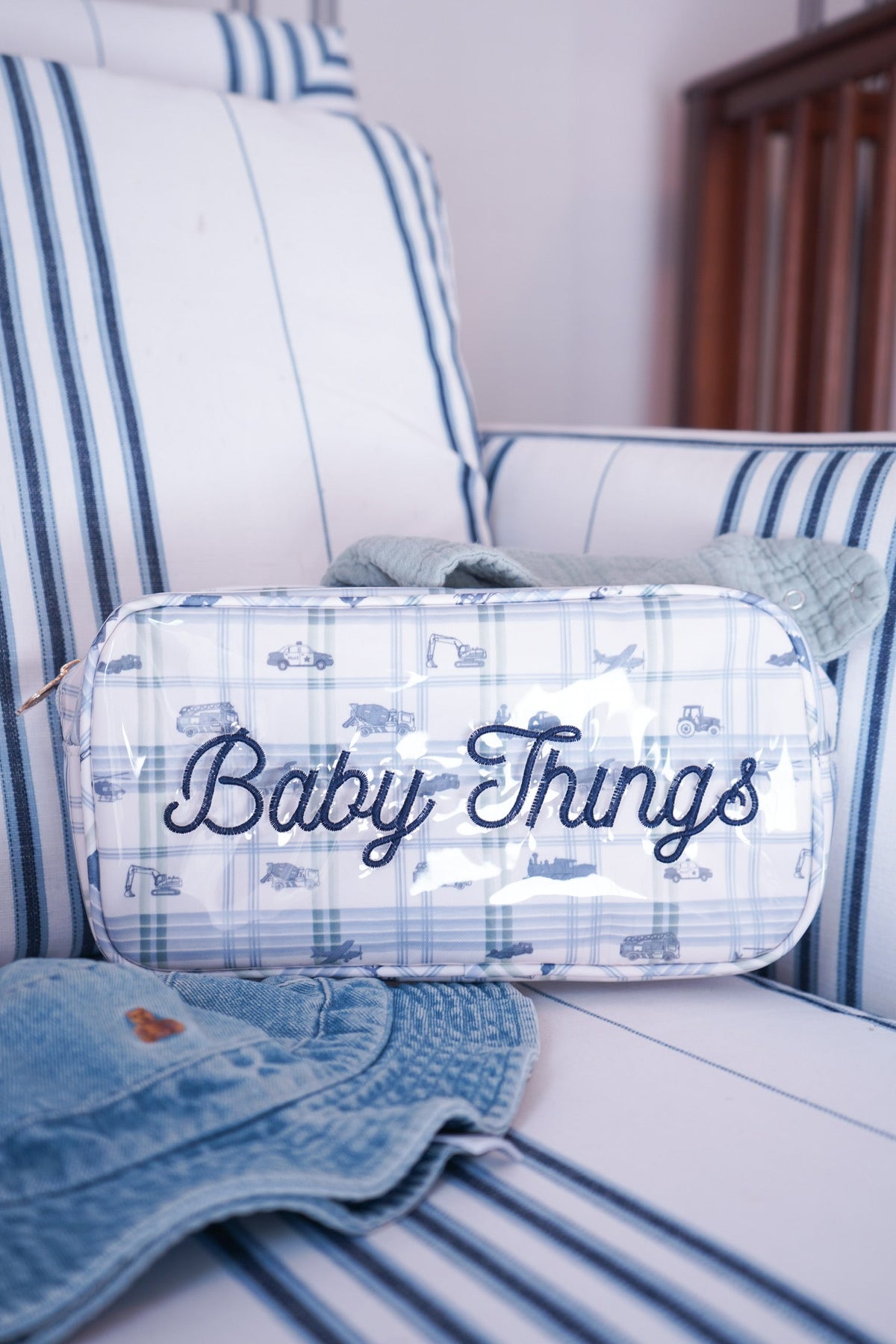 Baby Things - Clear Coat Large Bag