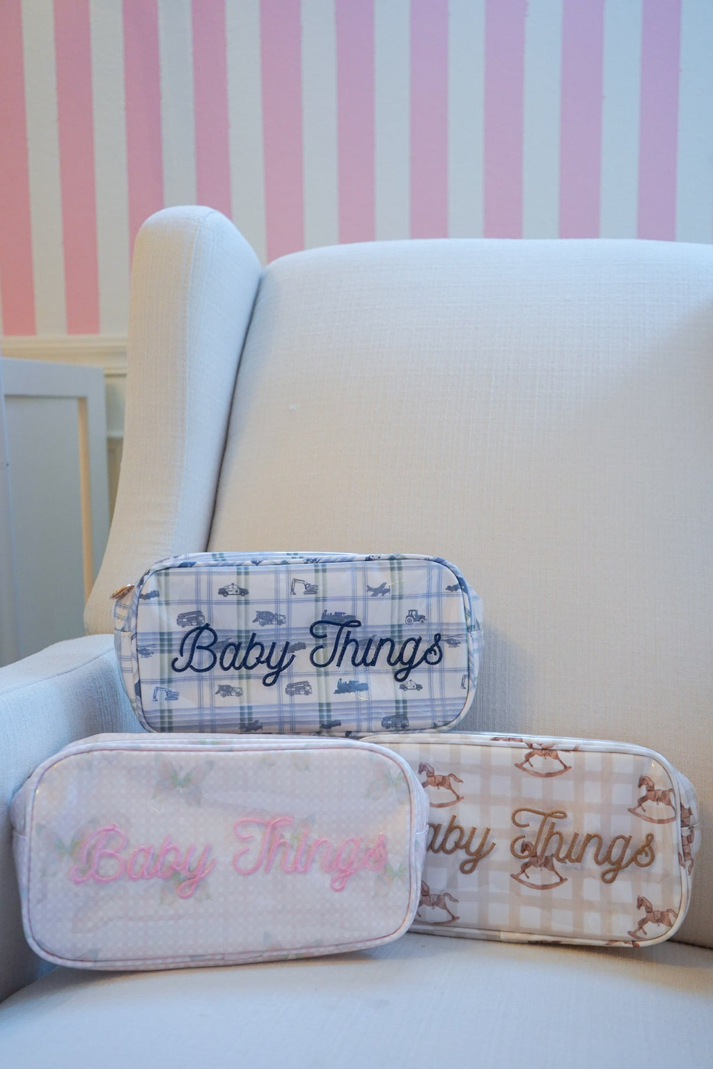 Baby Things - Clear Coat Large Bag