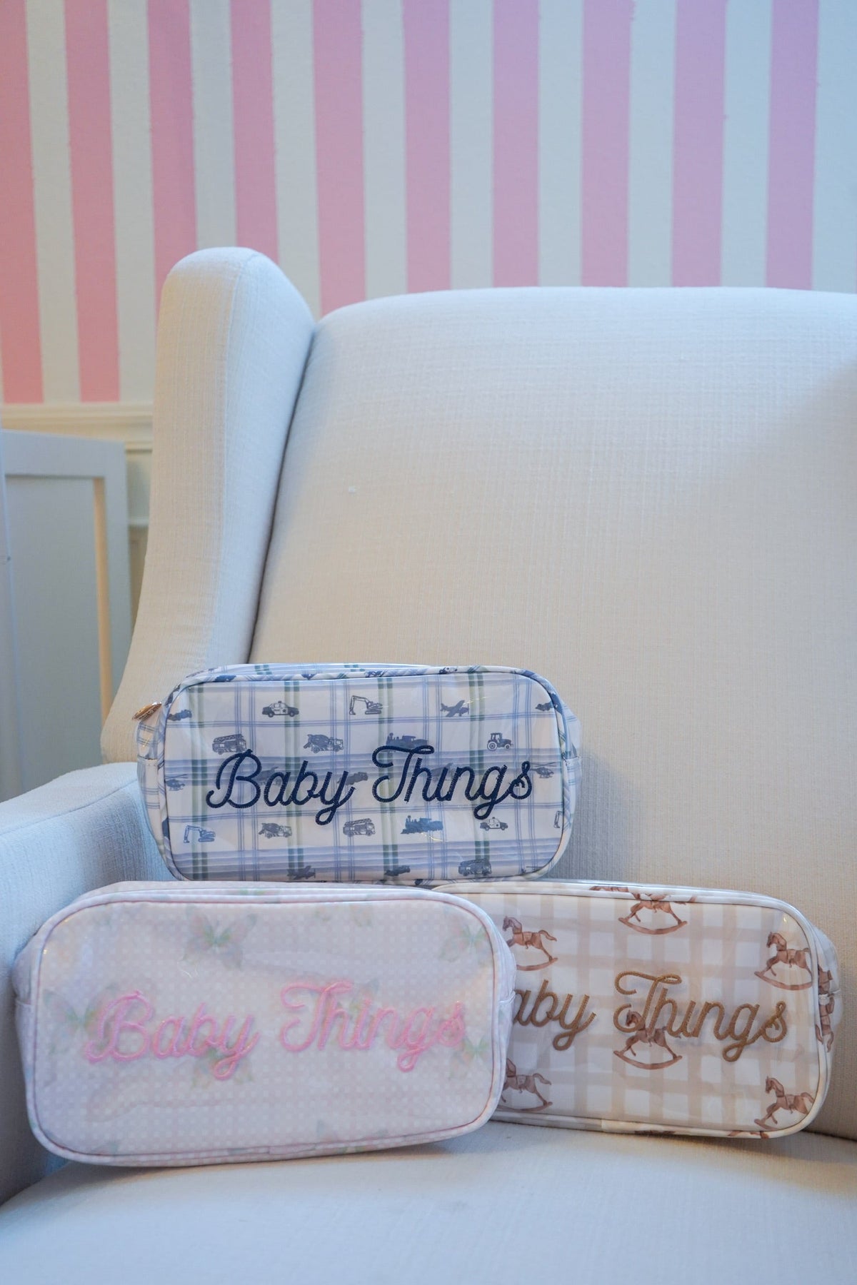 Baby Things - Clear Coat Large Bag
