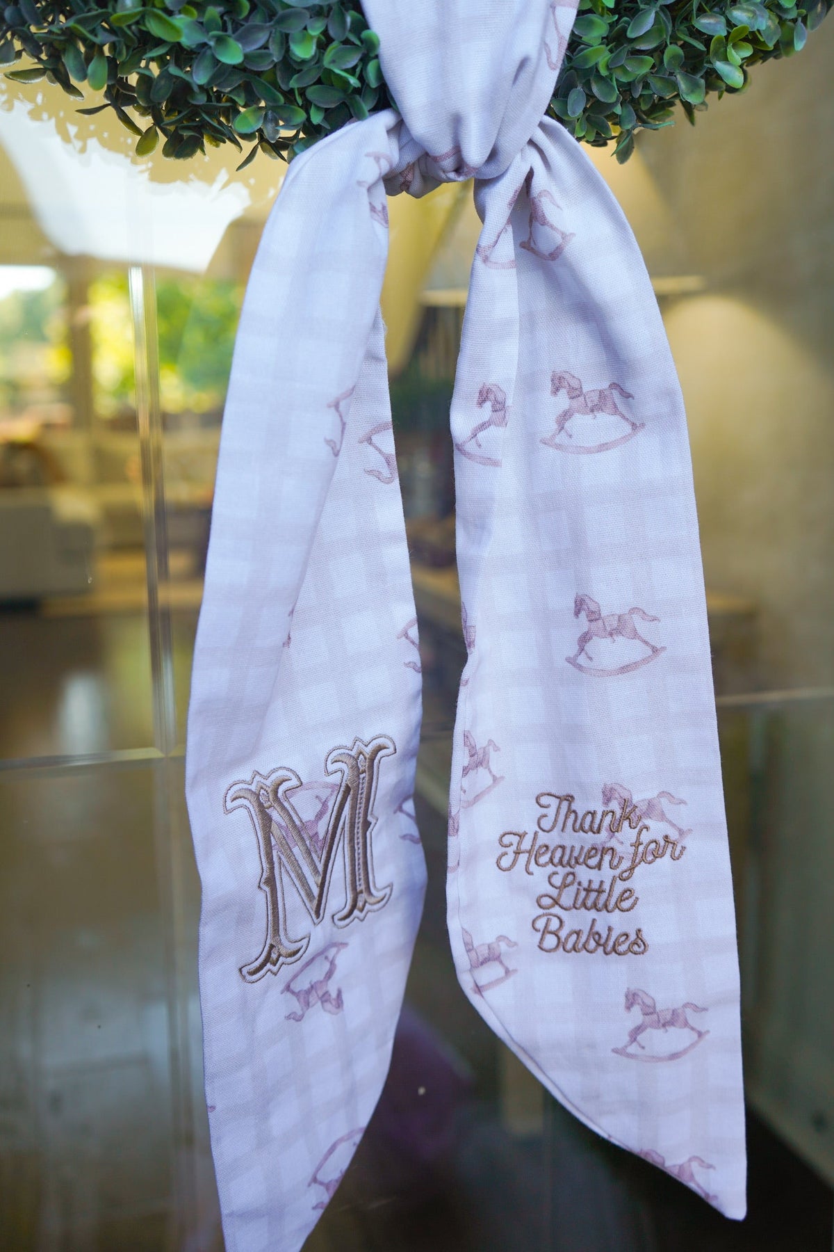 Thank Heaven - Wreath Sash