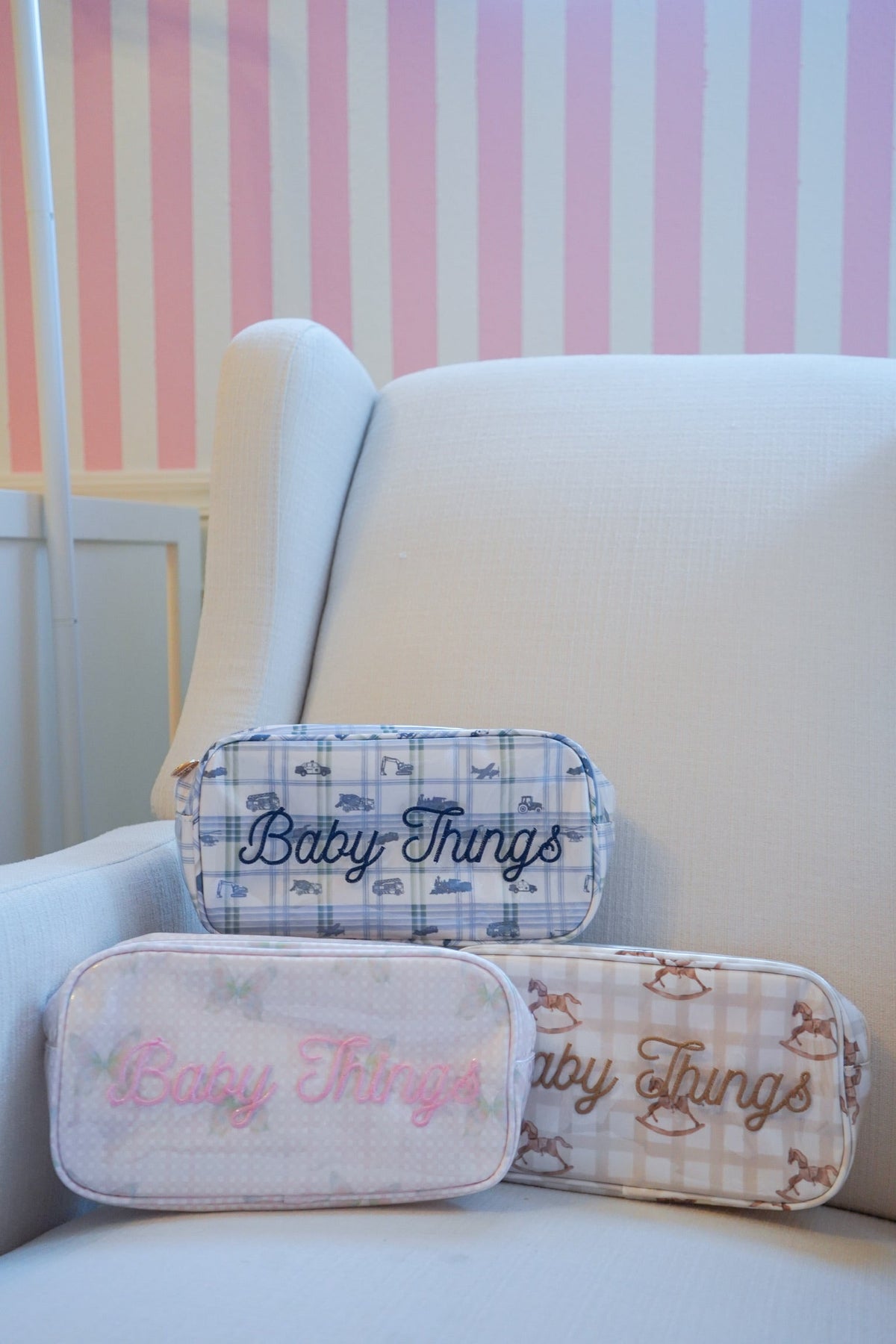 Baby Things - Clear Coat Large Bag