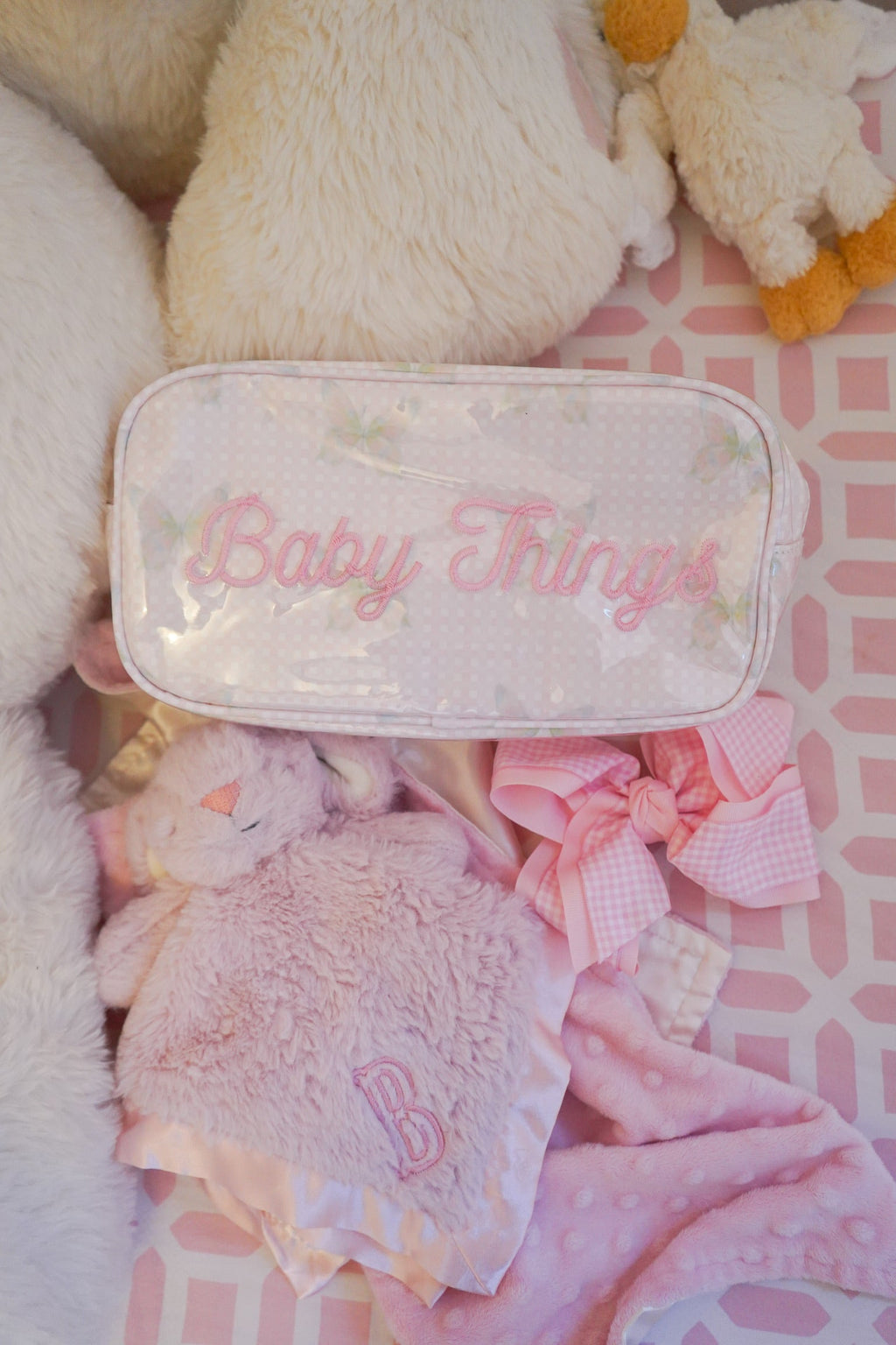 Baby Things - Clear Coat Large Bag