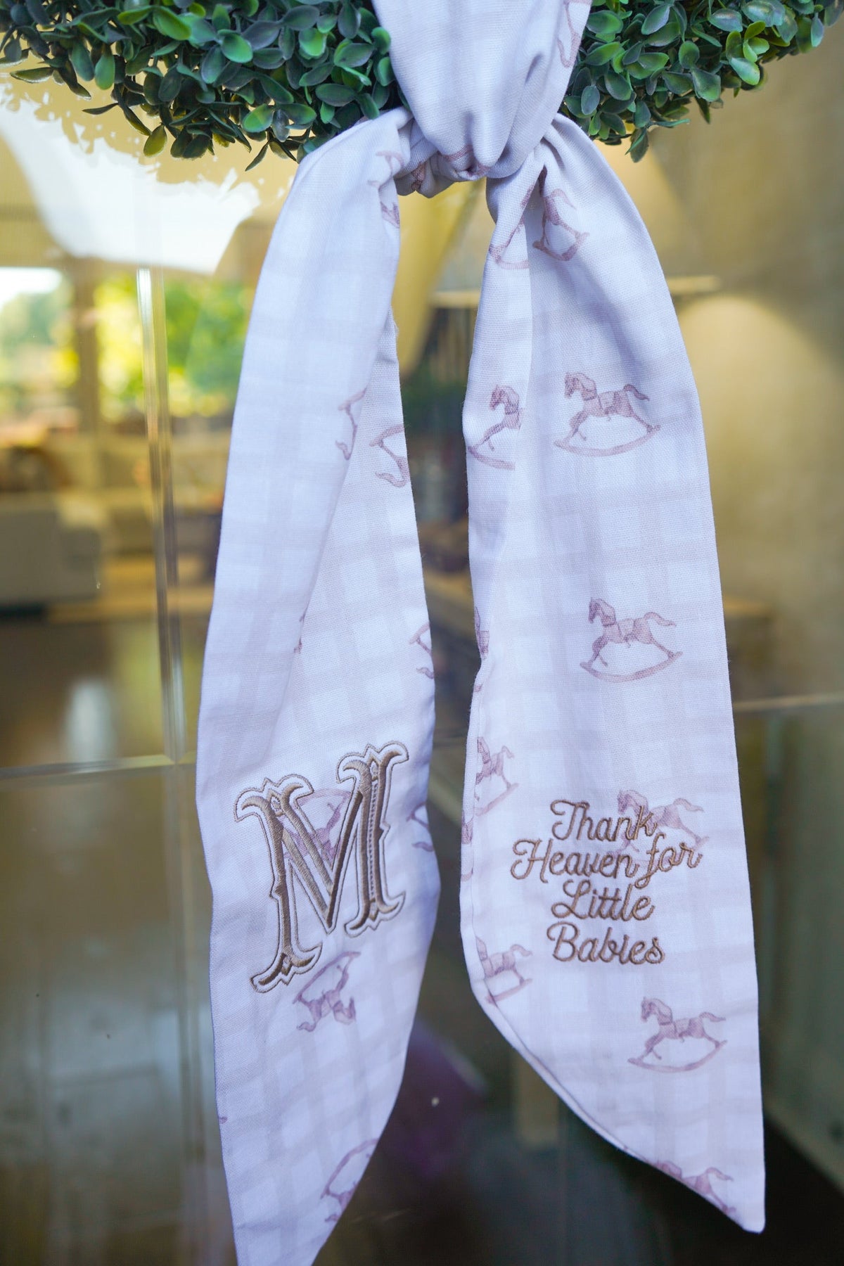 Thank Heaven - Wreath Sash