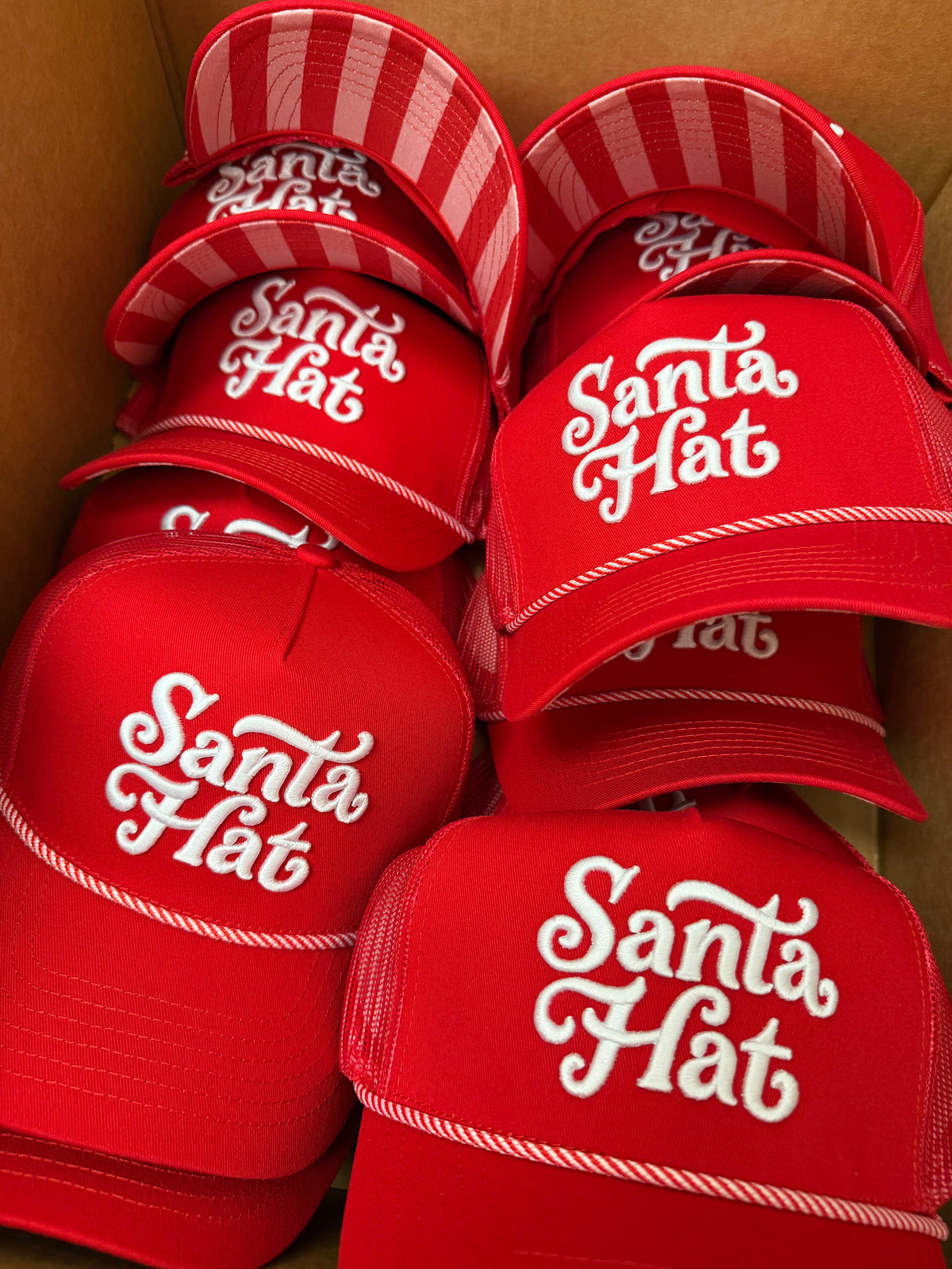 Santa Hat - Red Trucker Hat
